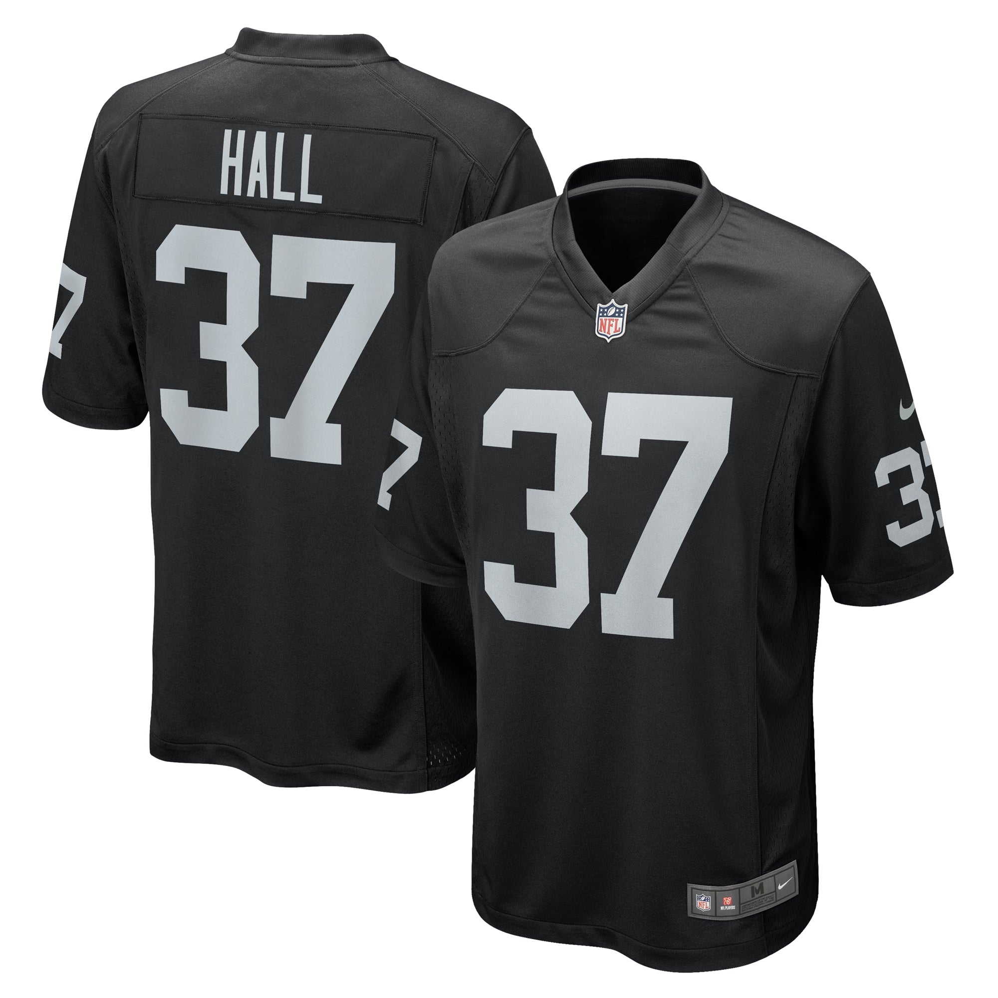 Tyler Hall Las Vegas Raiders Nike Team Game Jersey    Black