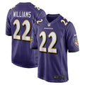 Damarion Williams Baltimore Ravens Nike Player Game Jersey   Purple