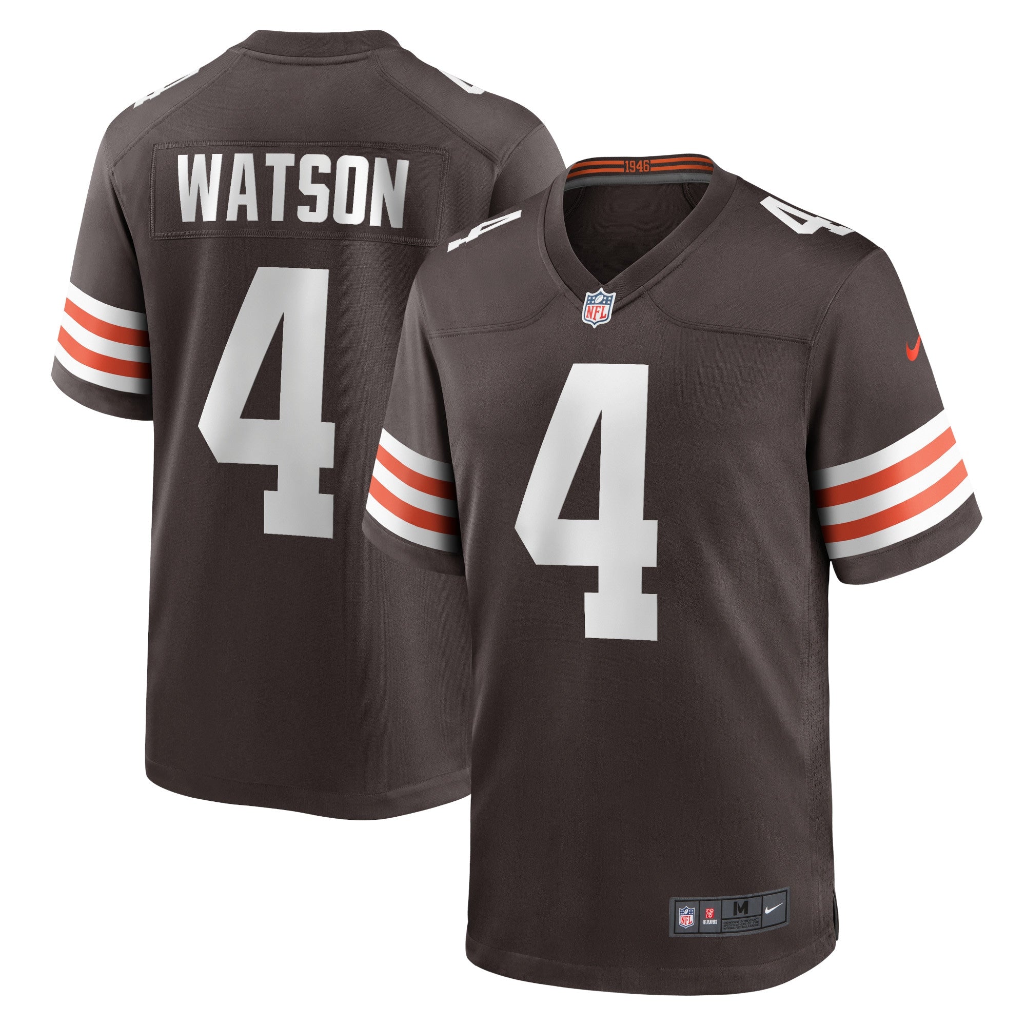 Deshaun Watson Cleveland Browns Nike Game Jersey   Brown