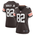 Women s Nike Mike Harley Jr. Brown Cleveland Browns Game Player Jersey