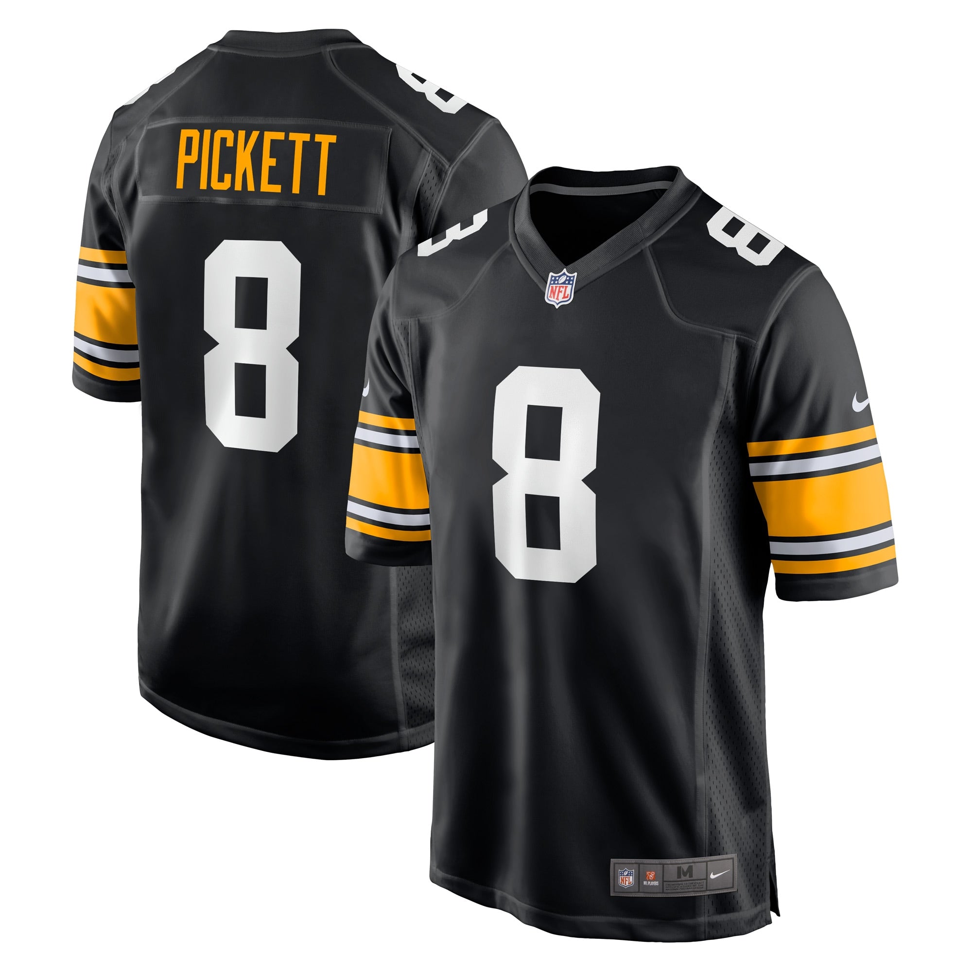 Kenny Pickett Pittsburgh Steelers Nike Player Alternate Game Jersey   Black