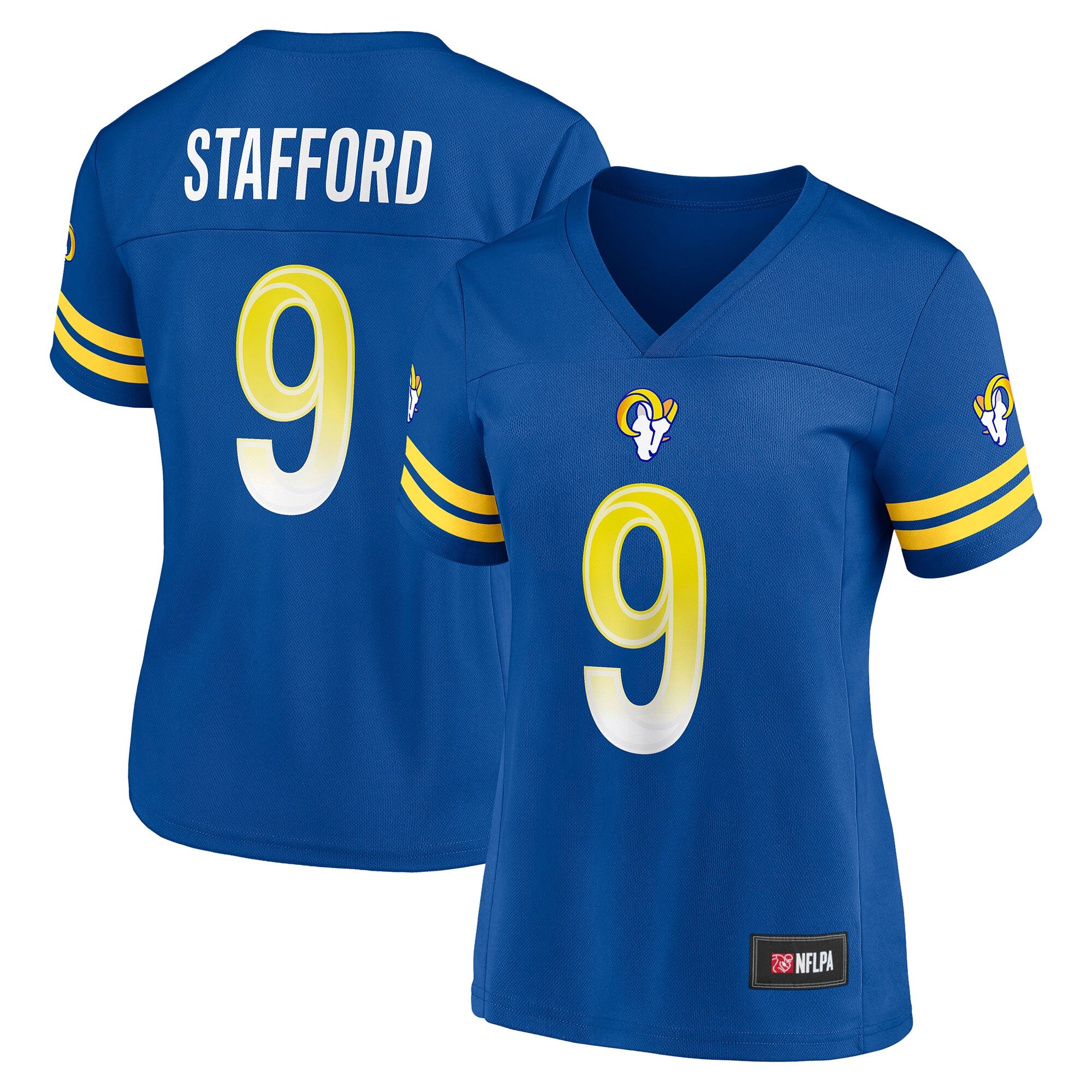 Women s Matthew Stafford Royal Los Angeles Rams Game Time Player Jersey
