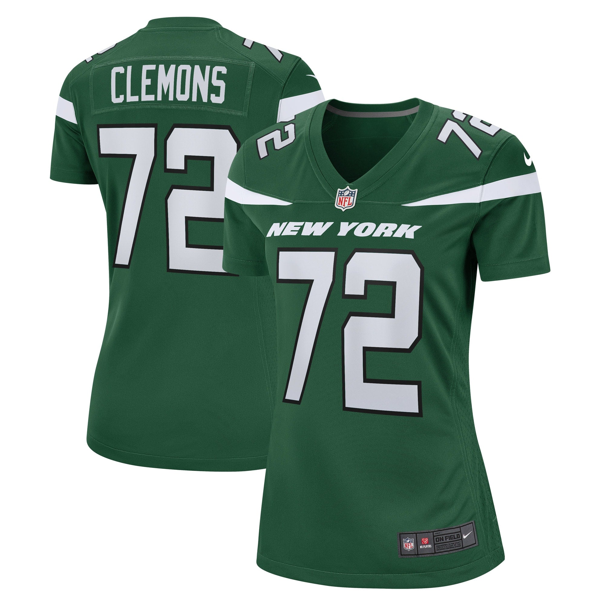 Micheal Clemons New York Jets Nike Women s Game Player Jersey   Gotham Green