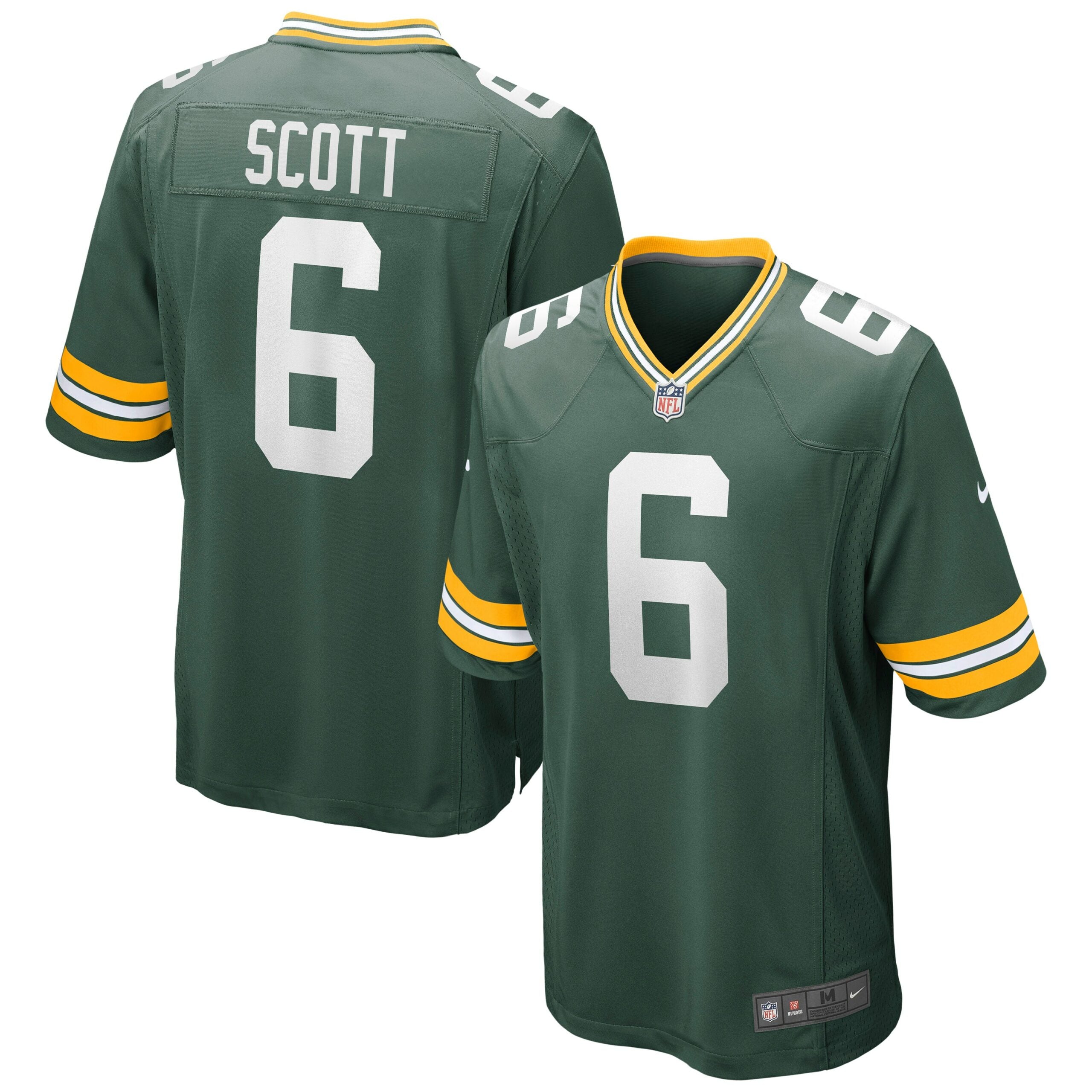JK Scott Green Bay Packers Nike Game Jersey   Green