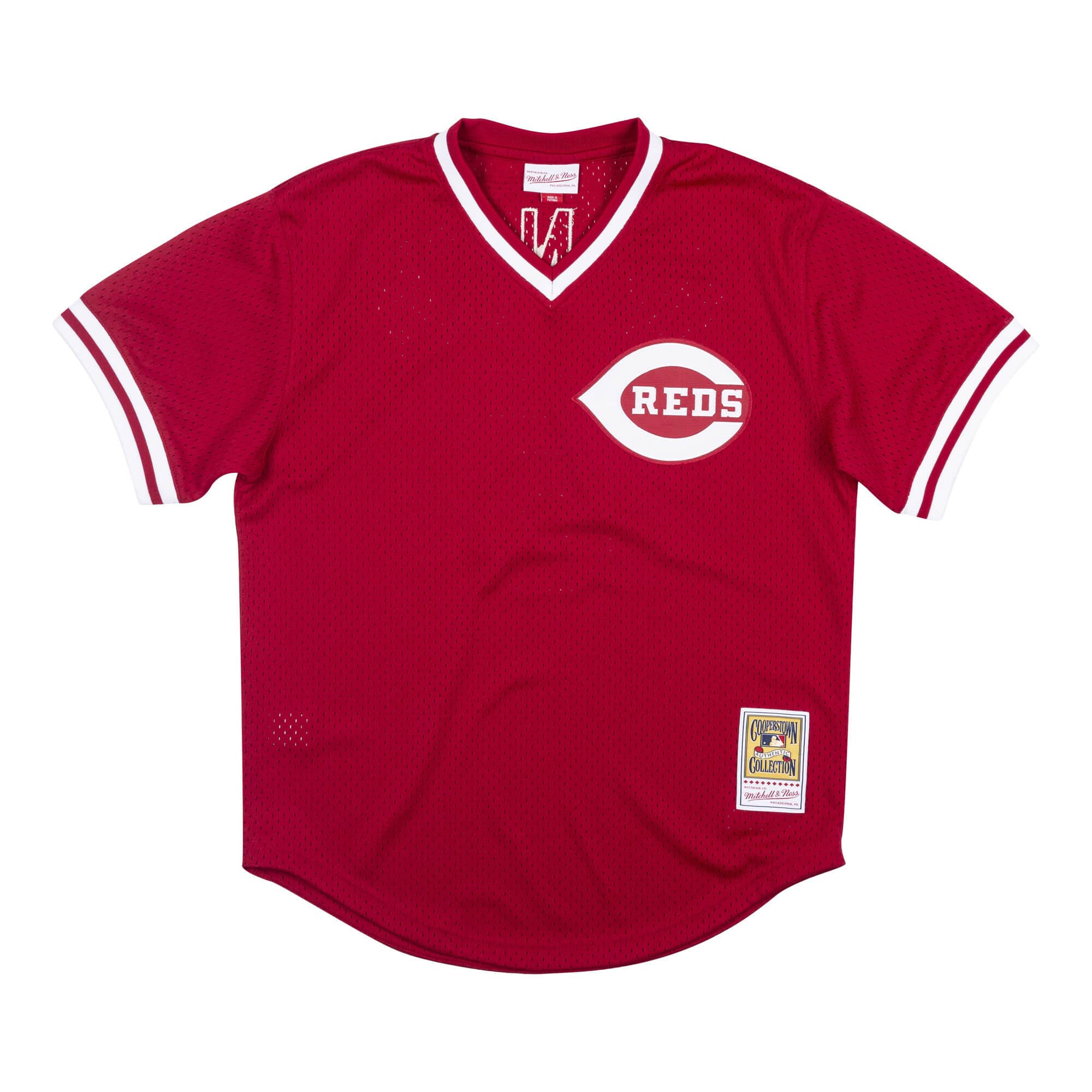 Authentic BP Jersey Cincinnati Reds 1983 Johnny Bench