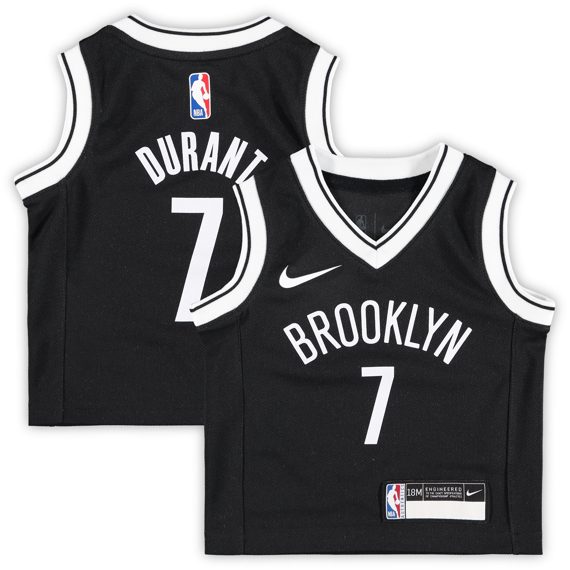 Kevin Durant Brooklyn Nets Nike Infant 2020/21 Jersey - Icon Edition - Black