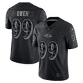 Men s Nike Odafe Oweh Black Baltimore Ravens RFLCTV Limited Jersey