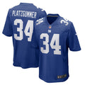 Men s Nike Sandro Platzgummer Royal New York Giants Game Player Jersey