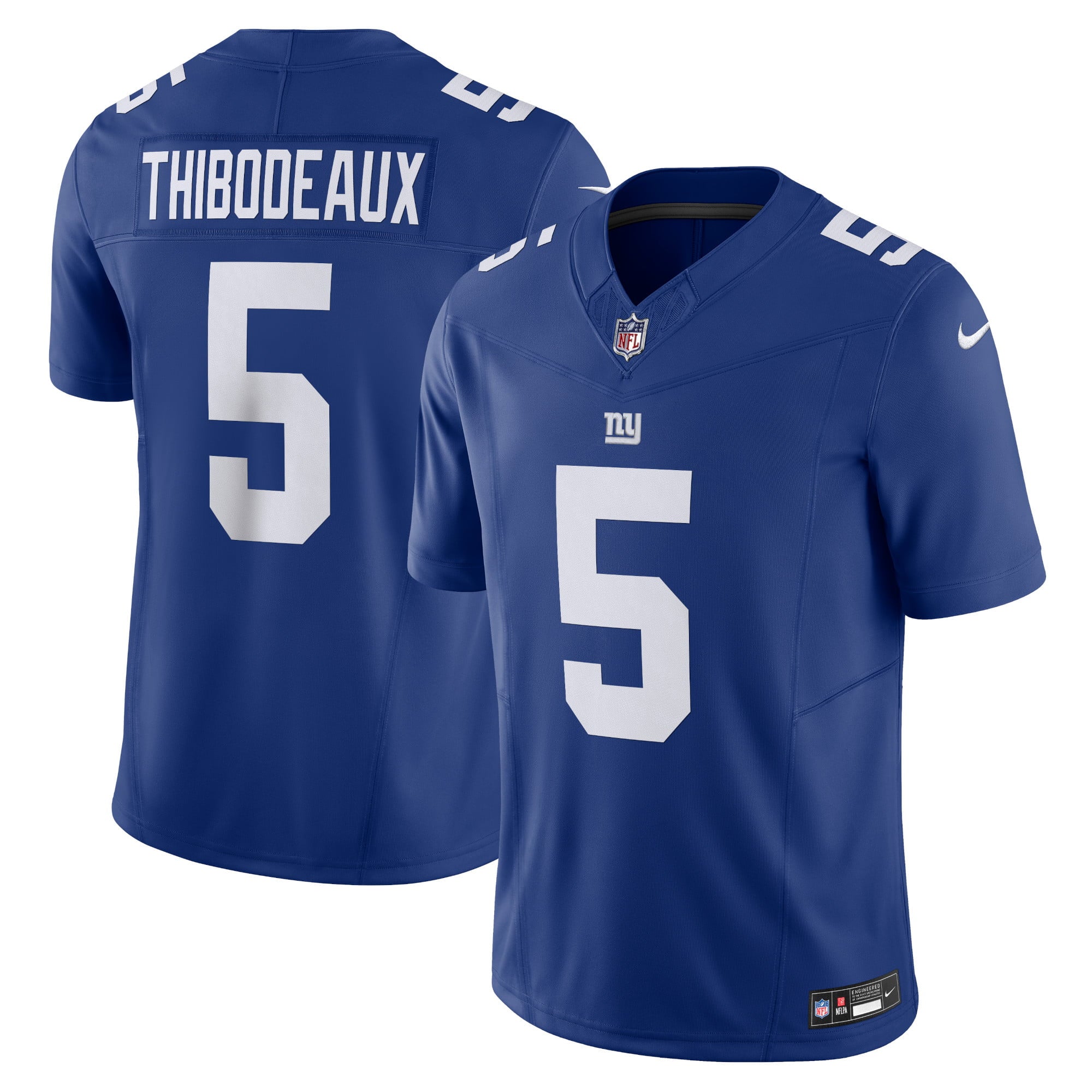 Men s Nike Kayvon Thibodeaux Royal New York Giants Vapor F.U.S.E. Limited Jersey