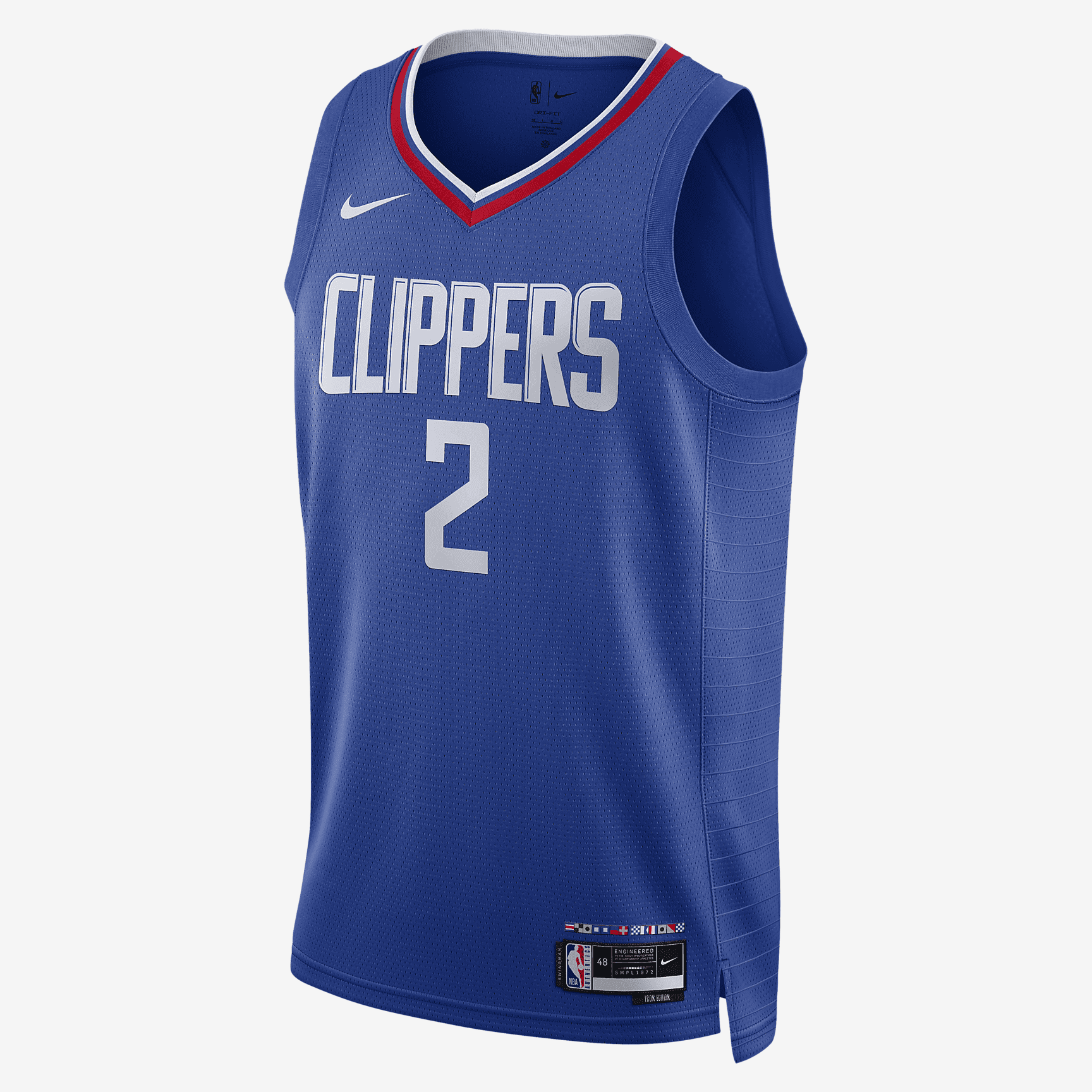 LA Clippers Icon Edition 2022/23 Nike Dri-FIT NBA Swingman Jersey - Rush Blue
