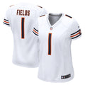 Women s Chicago Bears Justin Fields Game Jersey White