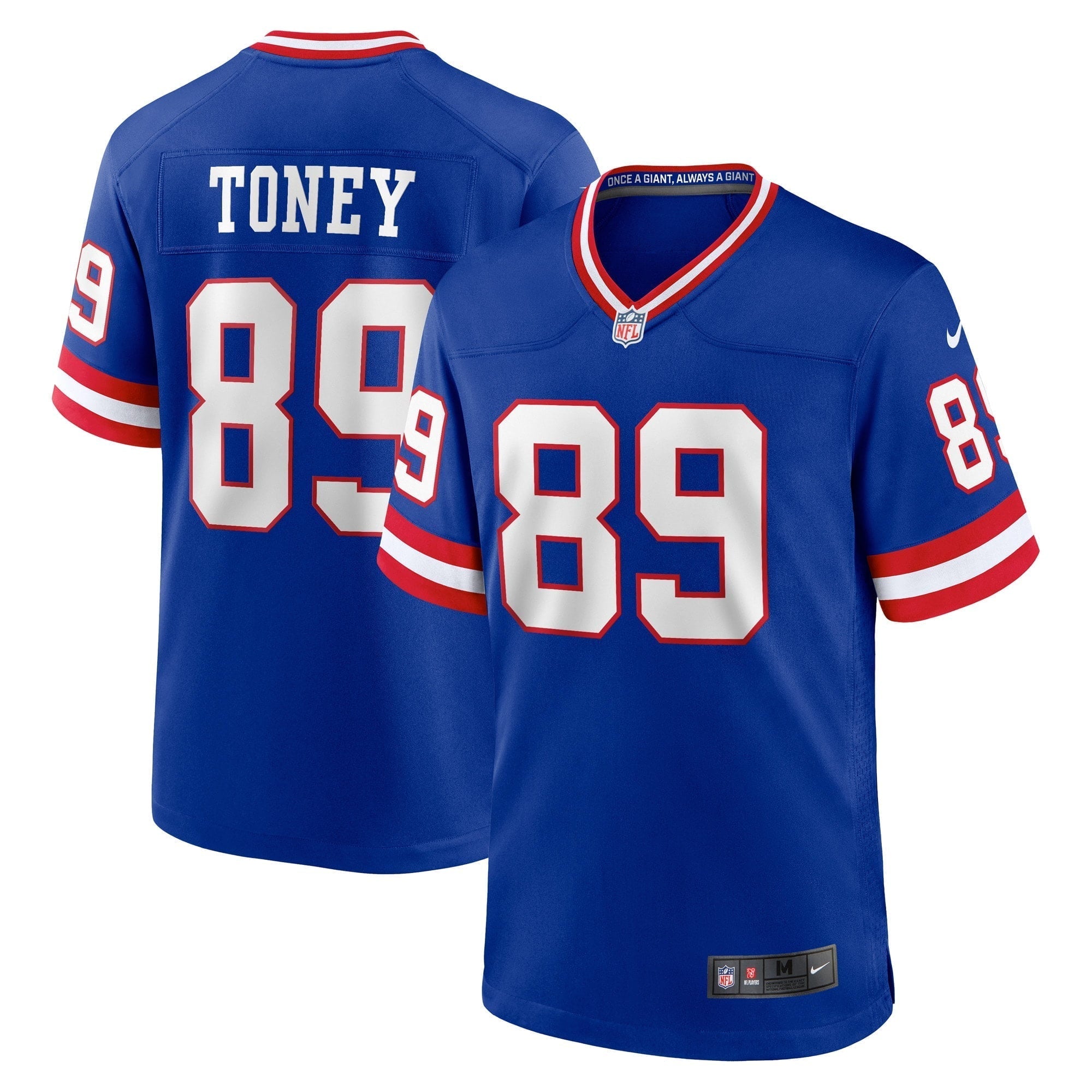 Men s Nike Kadarius Toney Royal New York Giants Classic Player Game Jersey