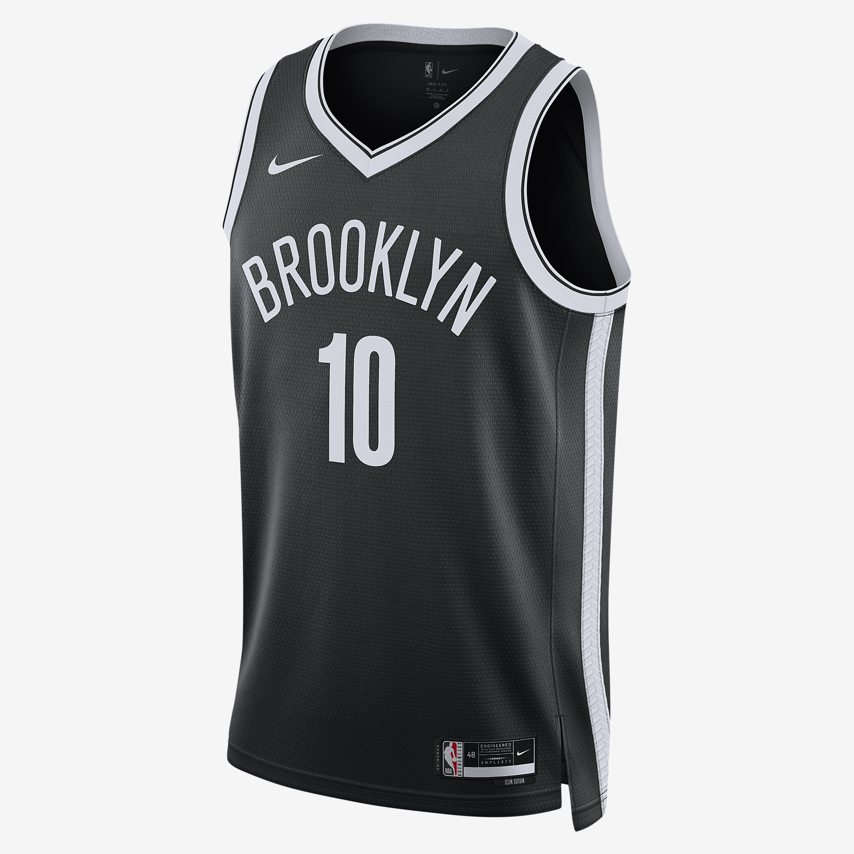 Brooklyn Nets Icon Edition 2022/23 Nike Dri-FIT NBA Swingman Jersey - Black