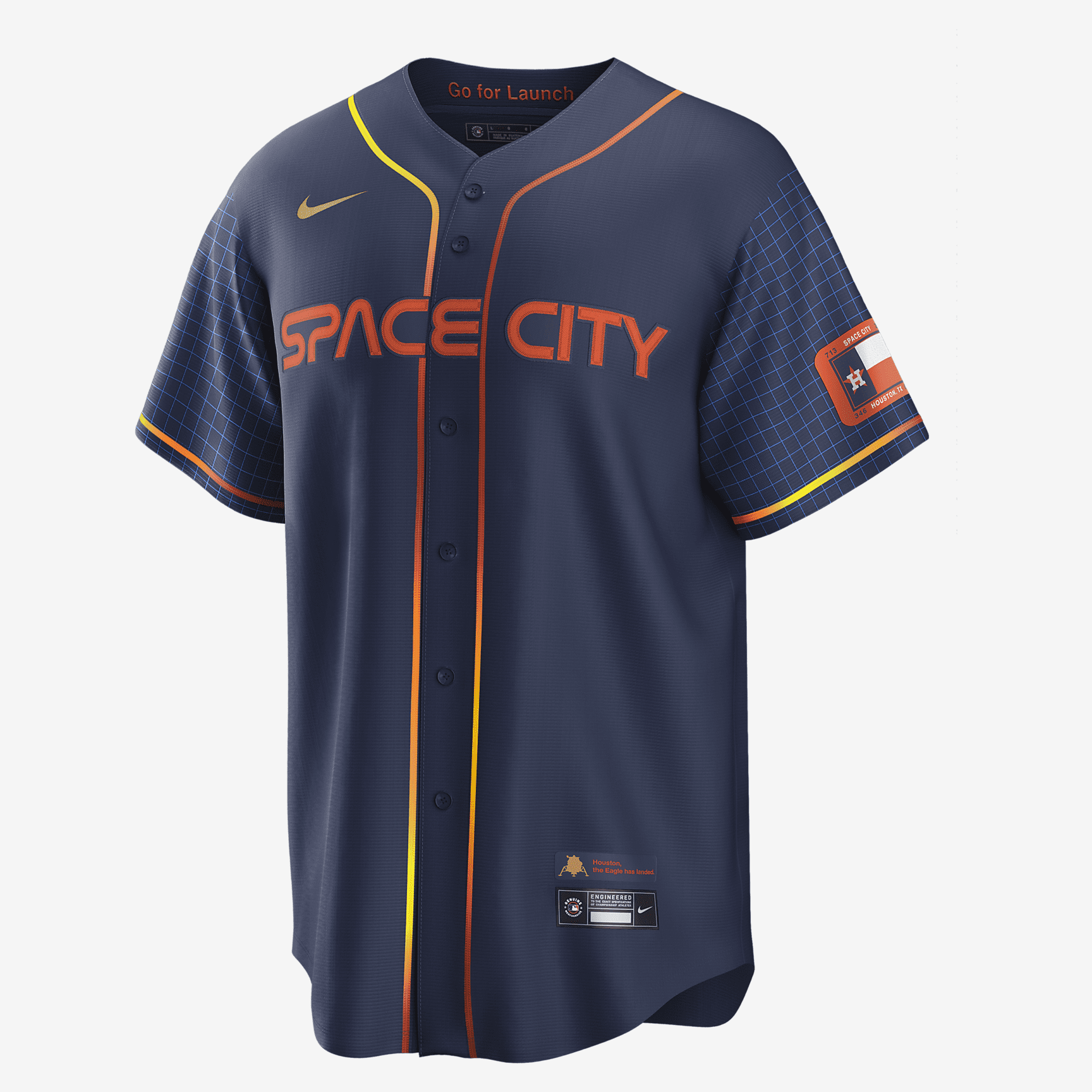 MLB Houston Astros City Connect (Jose Altuve) Men's Replica Baseball Jersey - Navy/Navy