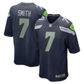 Men s Nike Geno Smith College Navy Seattle Seahawks Game Jersey