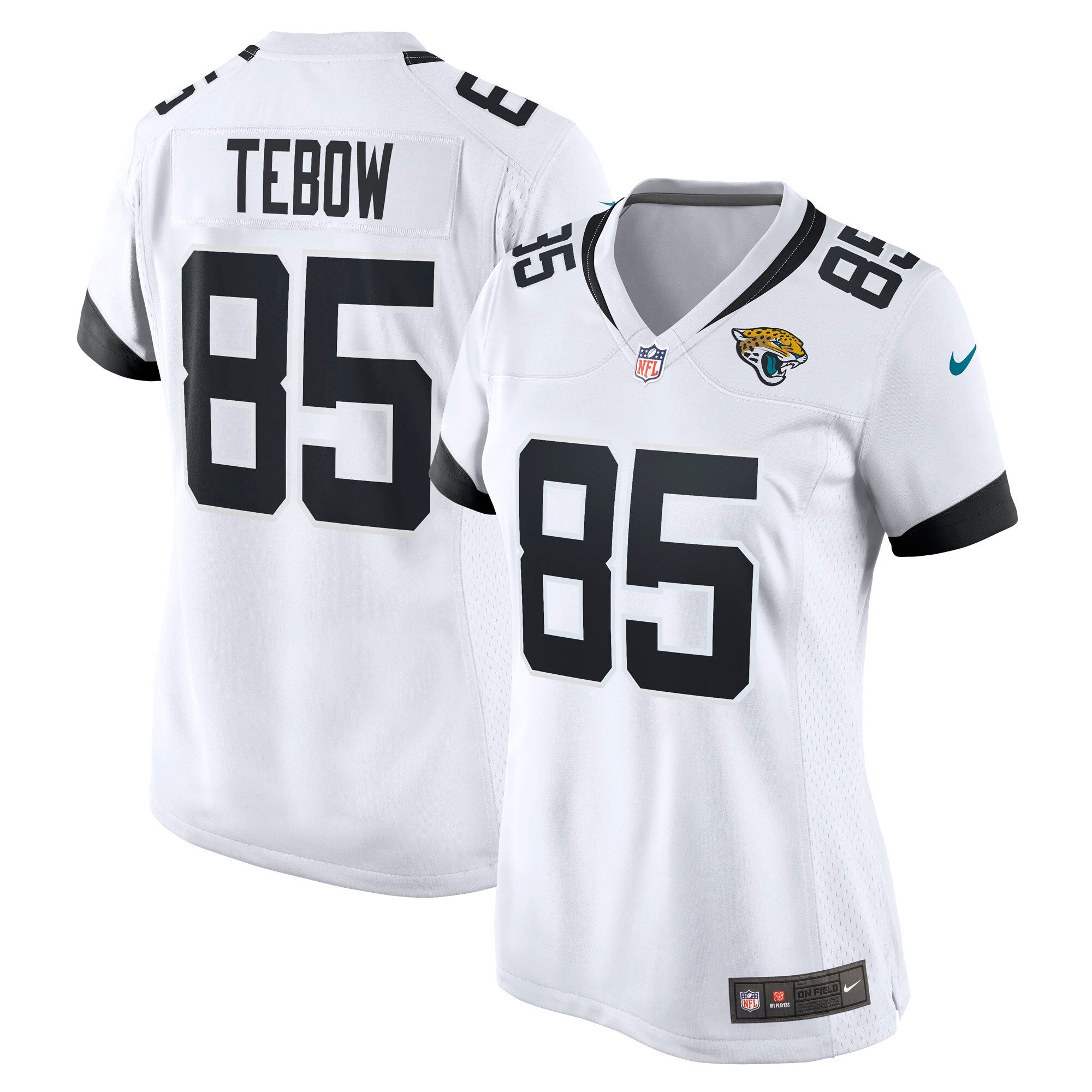 Tim Tebow Jacksonville Jaguars Nike Women s Game Player Jersey   White