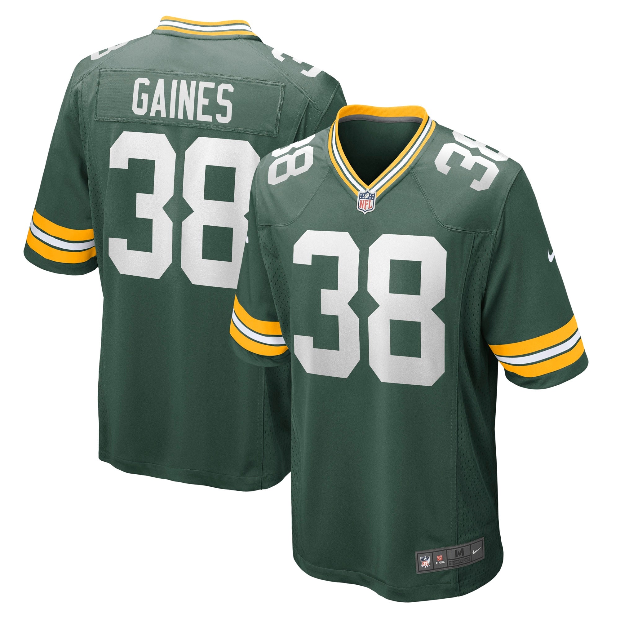 Innis Gaines Green Bay Packers Nike Game Jersey   Green