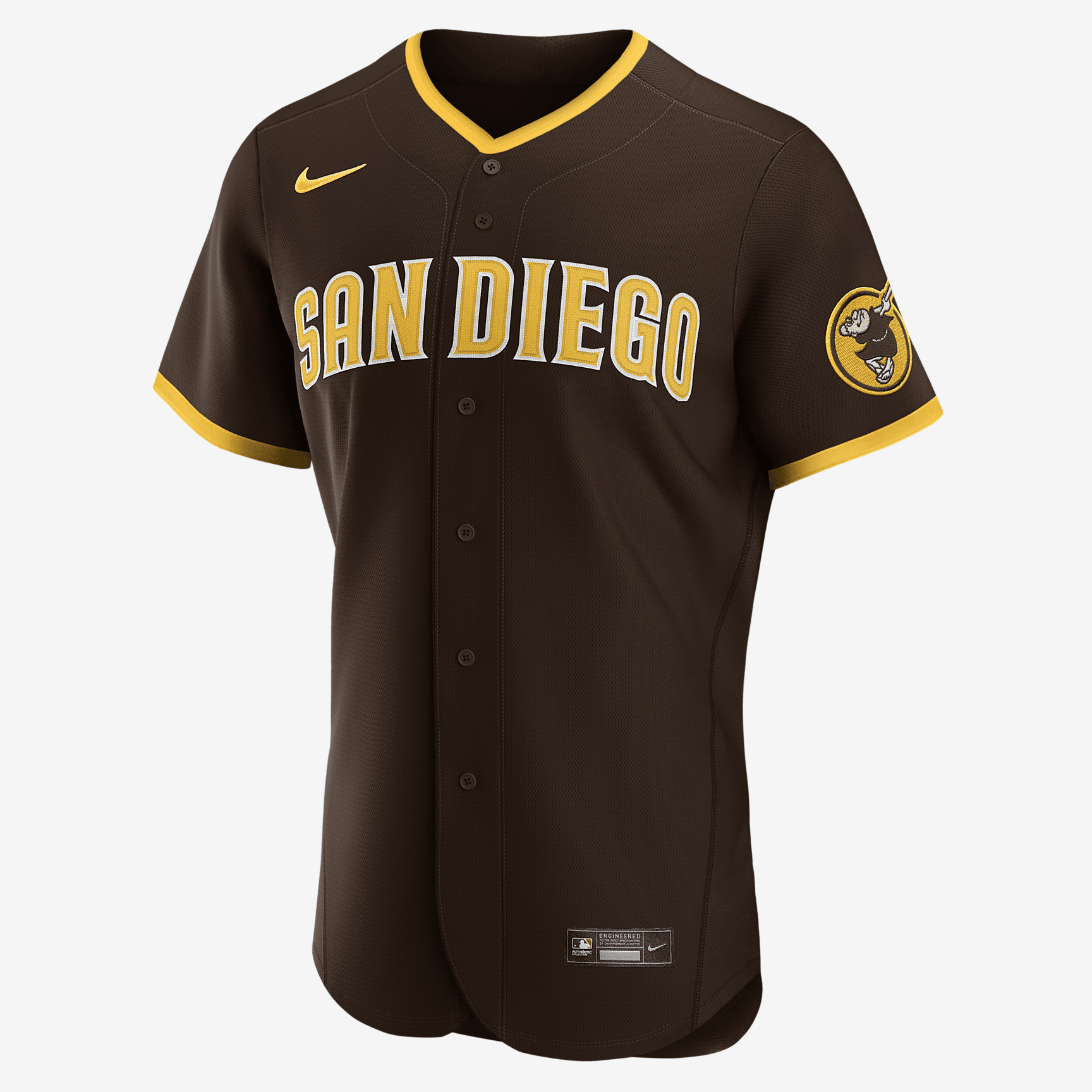 MLB San Diego Padres (Fernando Tatis Jr.) Men's Authentic Baseball Jersey - Brown