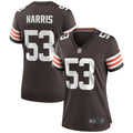 Nick Harris Cleveland Browns Nike Women s Game Jersey   Brown