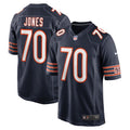 Braxton Jones Chicago Bears Nike Game Player Jersey   Navy