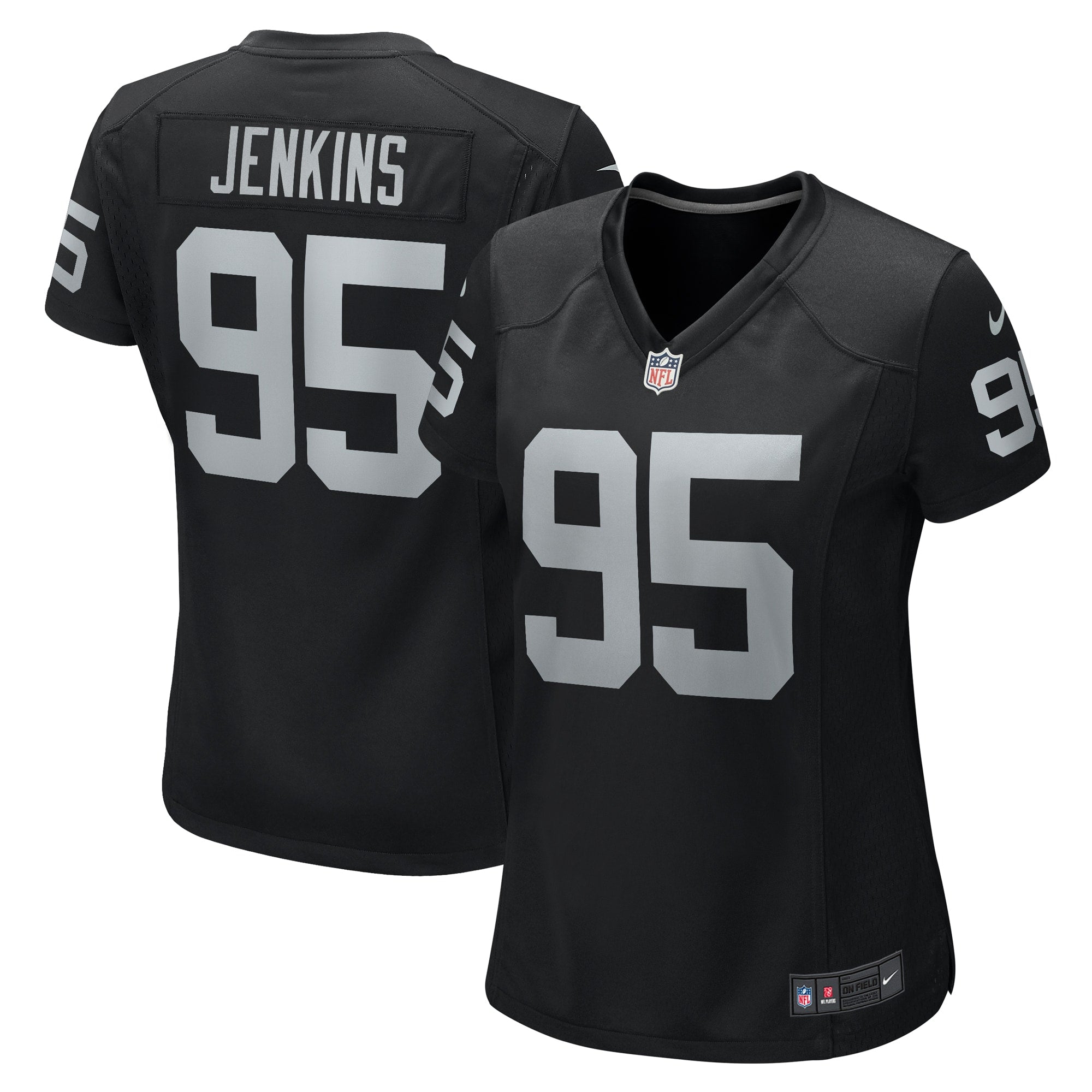 John Jenkins Las Vegas Raiders Nike Women s Game Jersey   Black