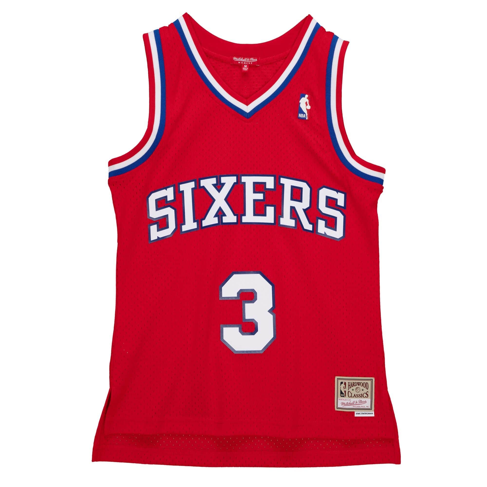 Women's Swingman Allen Iverson Philadelphia 76ers 2002-03 Jersey