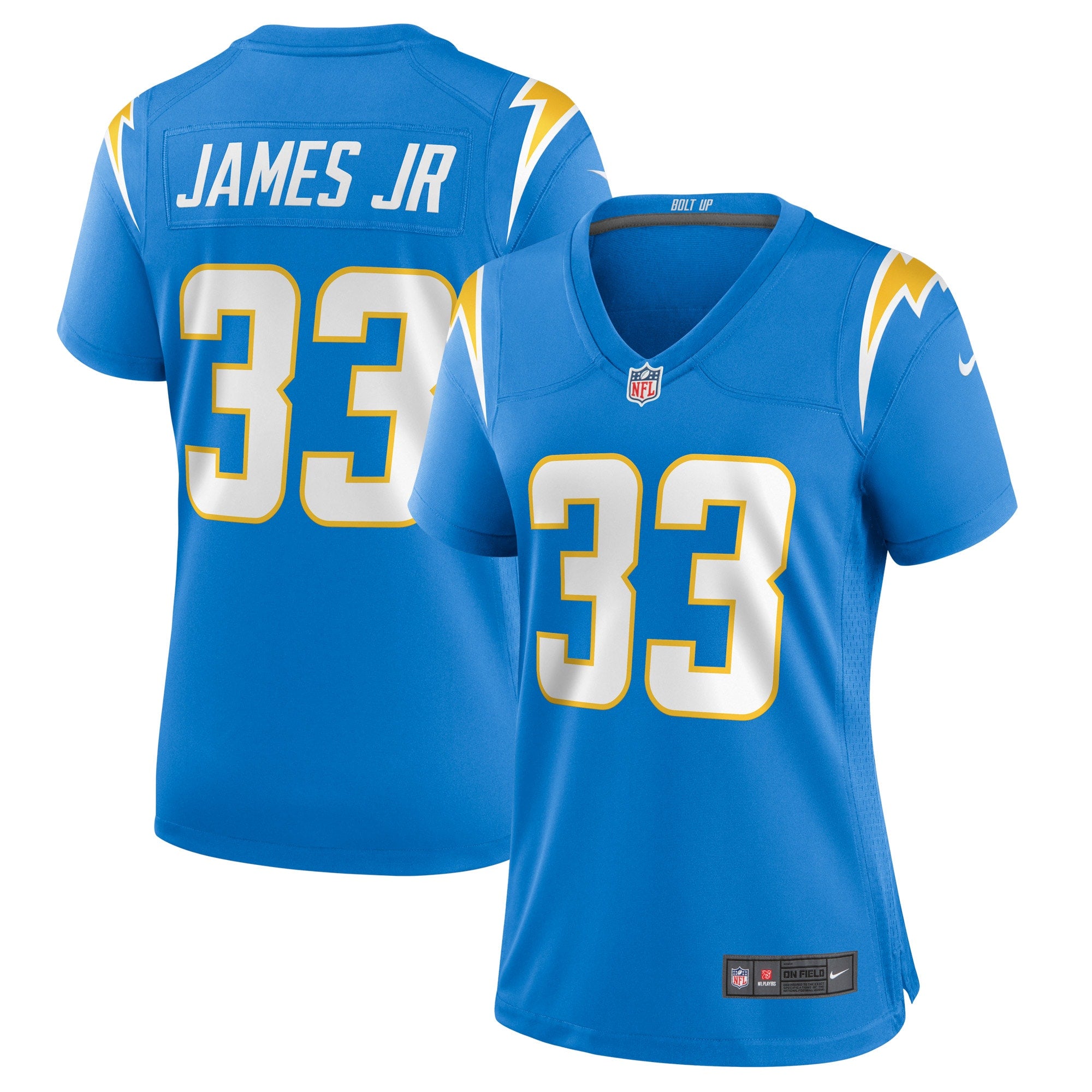 Derwin James Los Angeles Chargers Nike Women s Game Jersey   Powder Blue