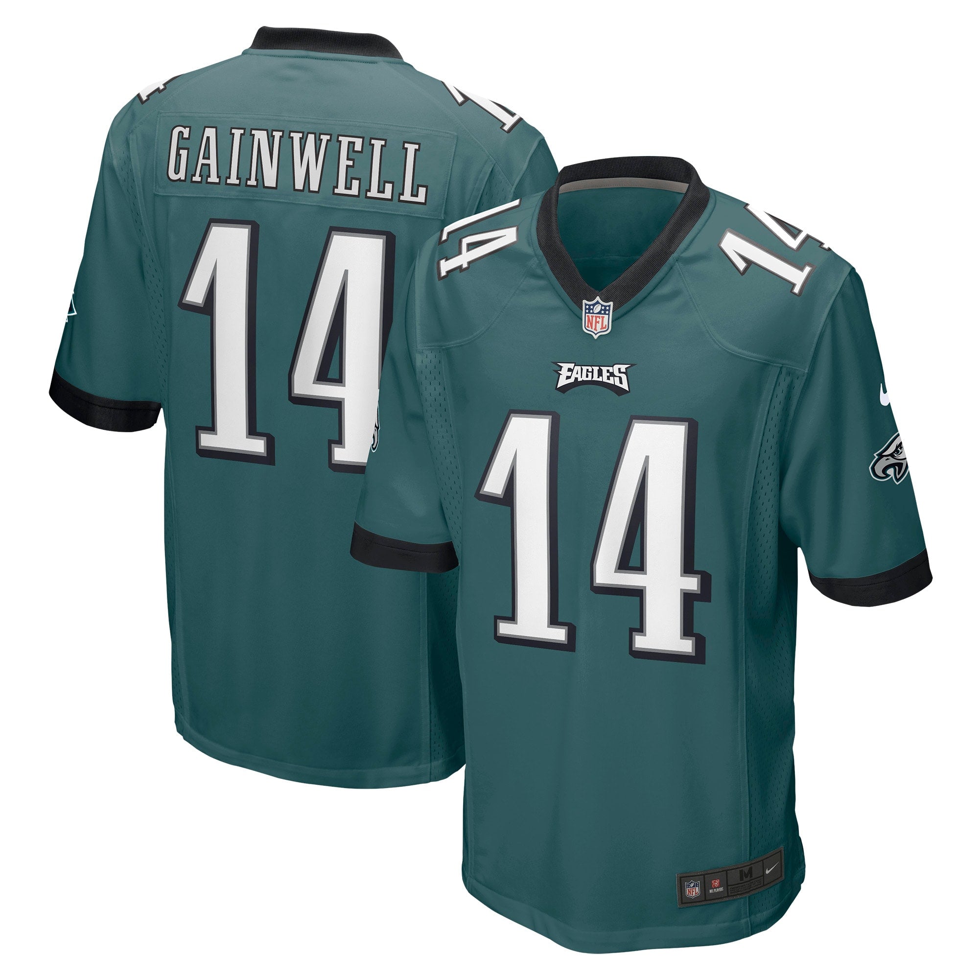Kenneth Gainwell Philadelphia Eagles Nike Game Jersey   Midnight Green