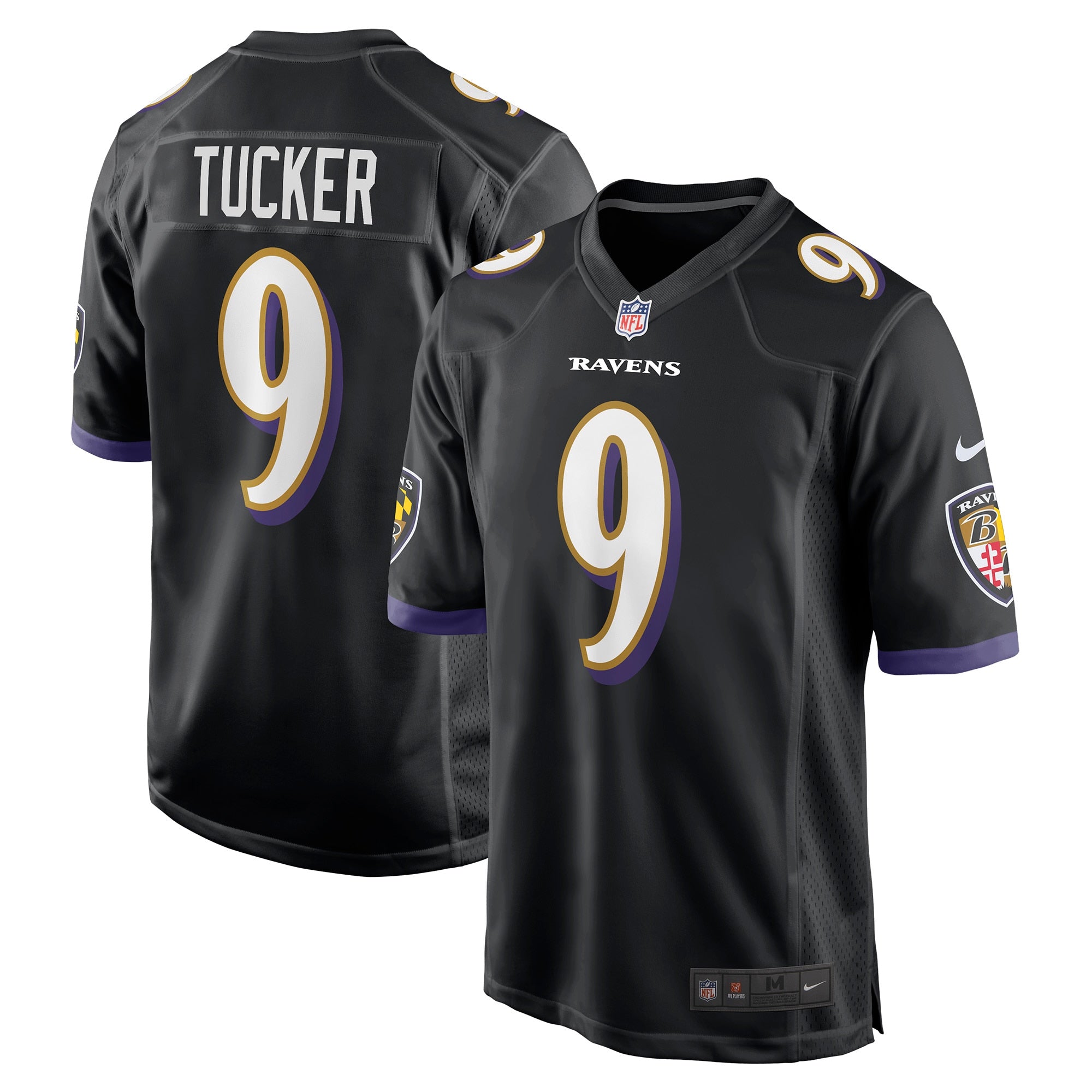 Justin Tucker Baltimore Ravens Nike Player Game Jersey   Black