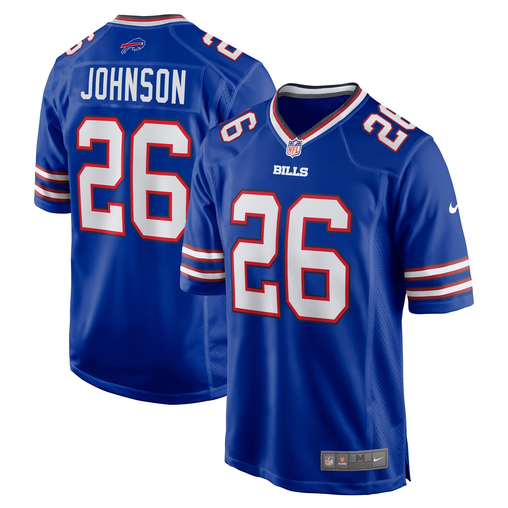Ty Johnson Buffalo Bills Nike Team Game Jersey    Royal