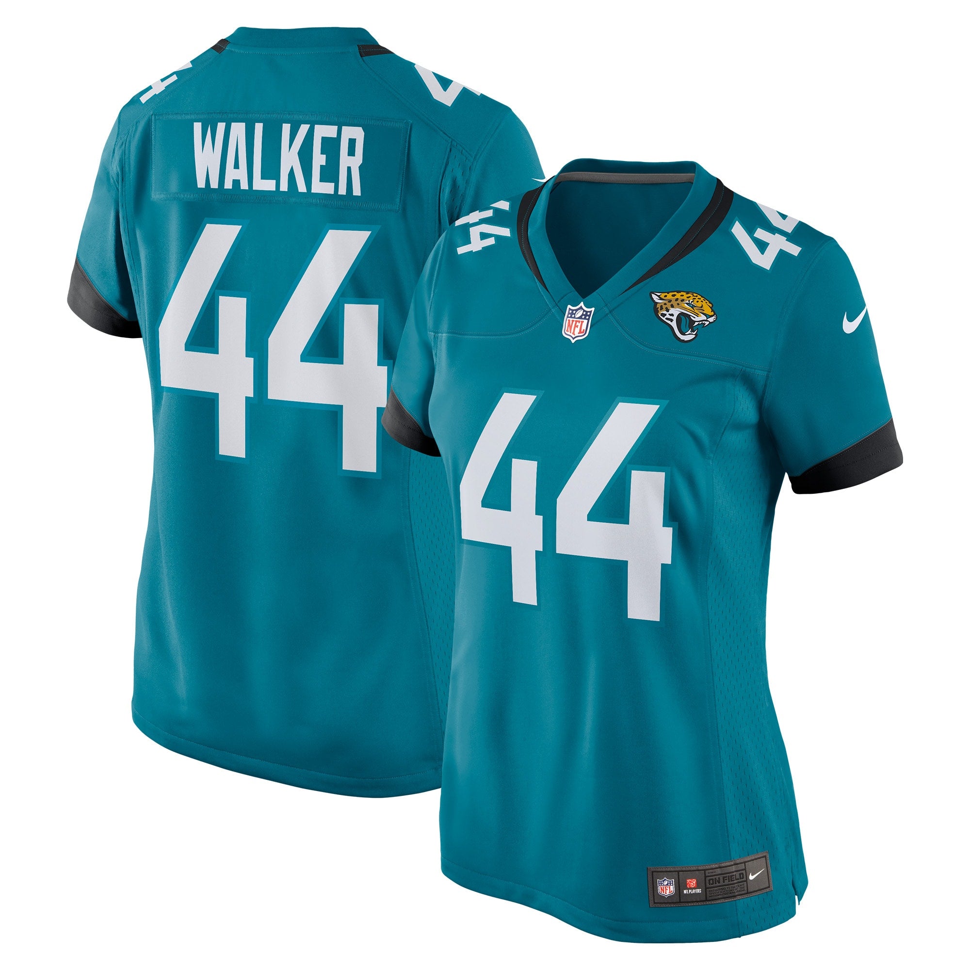 Travon Walker Jacksonville Jaguars Nike Women s Player Jersey   Teal