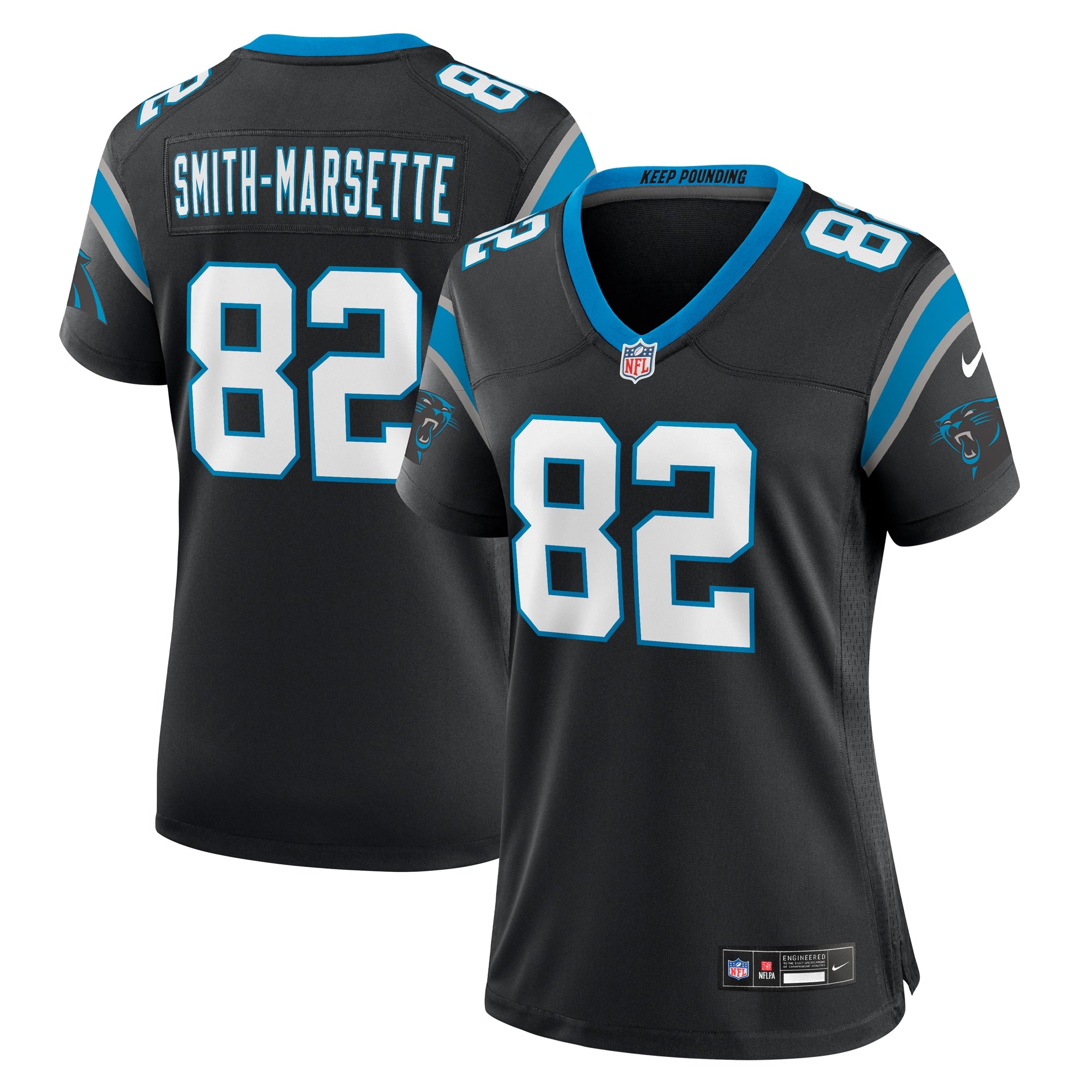 Ihmir Smith-Marsette Carolina Panthers Nike Women s Team Game Jersey    Black