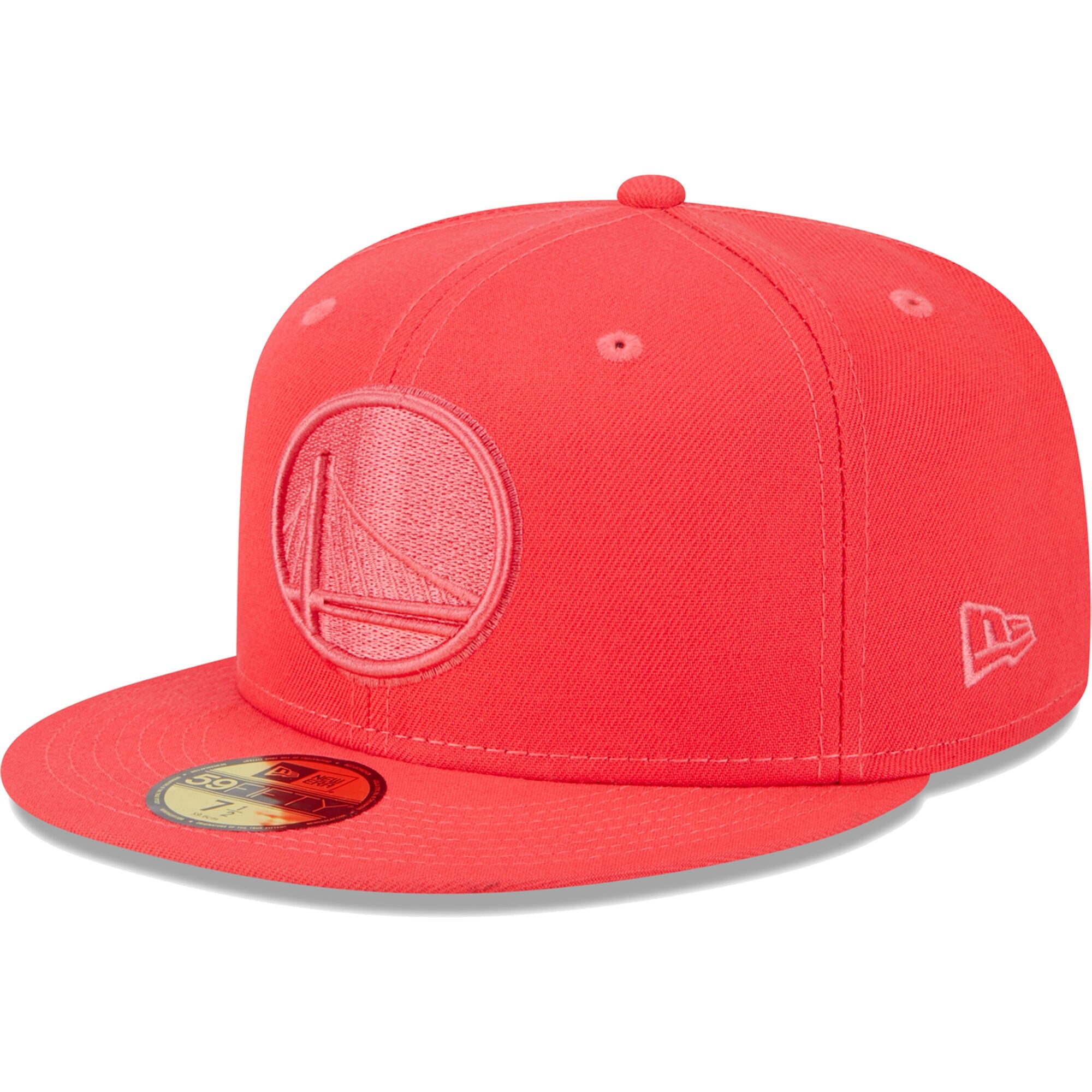 Golden State Warriors New Era Spring Color Pack 59FIFTY Fitted Hat - Red