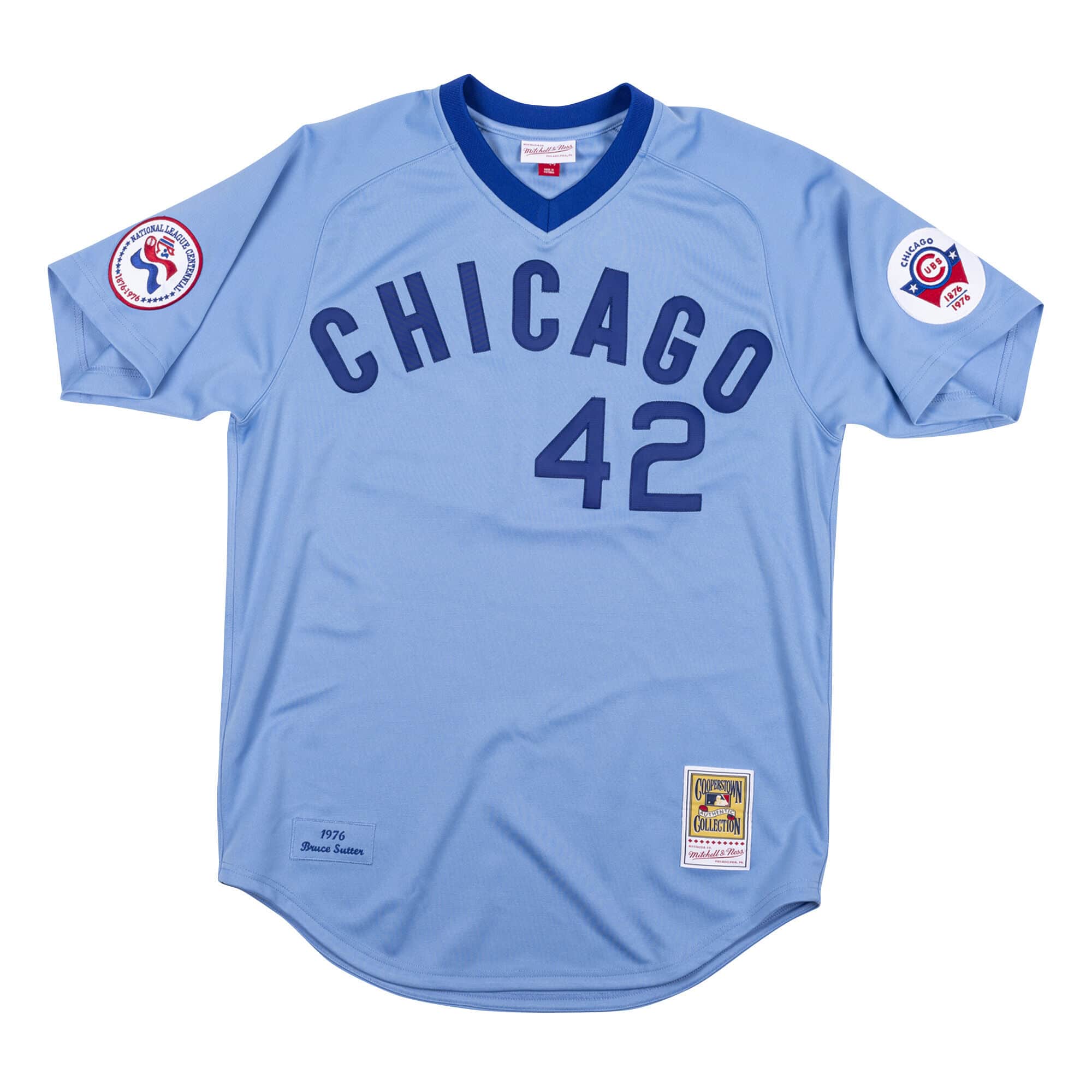 Authentic Jersey Chicago Cubs 1976 Bruce Sutter