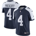 Men s Nike Dak Prescott Navy Dallas Cowboys Alternate Vapor Limited Jersey
