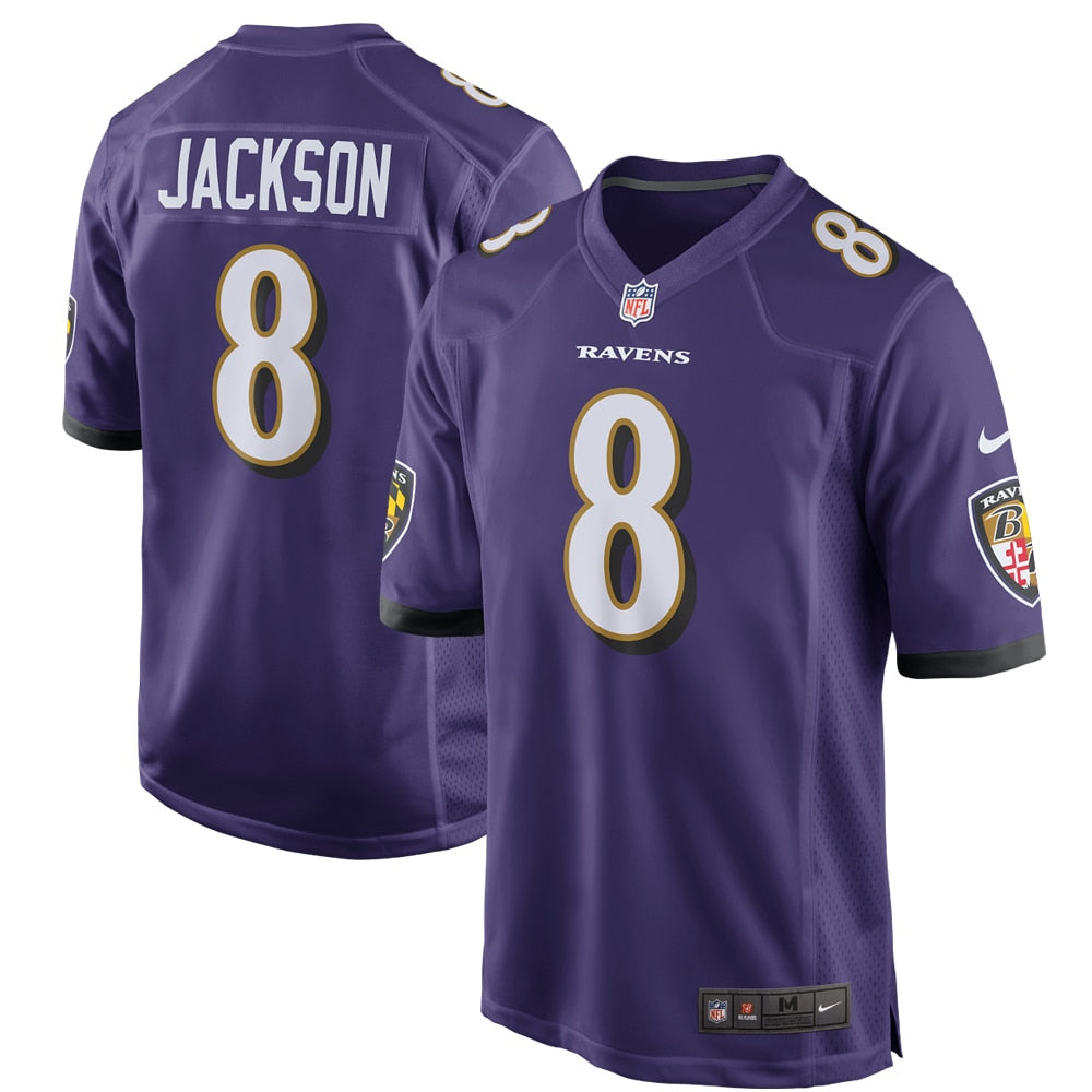 Lamar Jackson Baltimore Ravens Nike Game Player Jersey   Purple