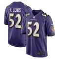 Ray Lewis Baltimore Ravens Nike Retired Player Jersey   Purple