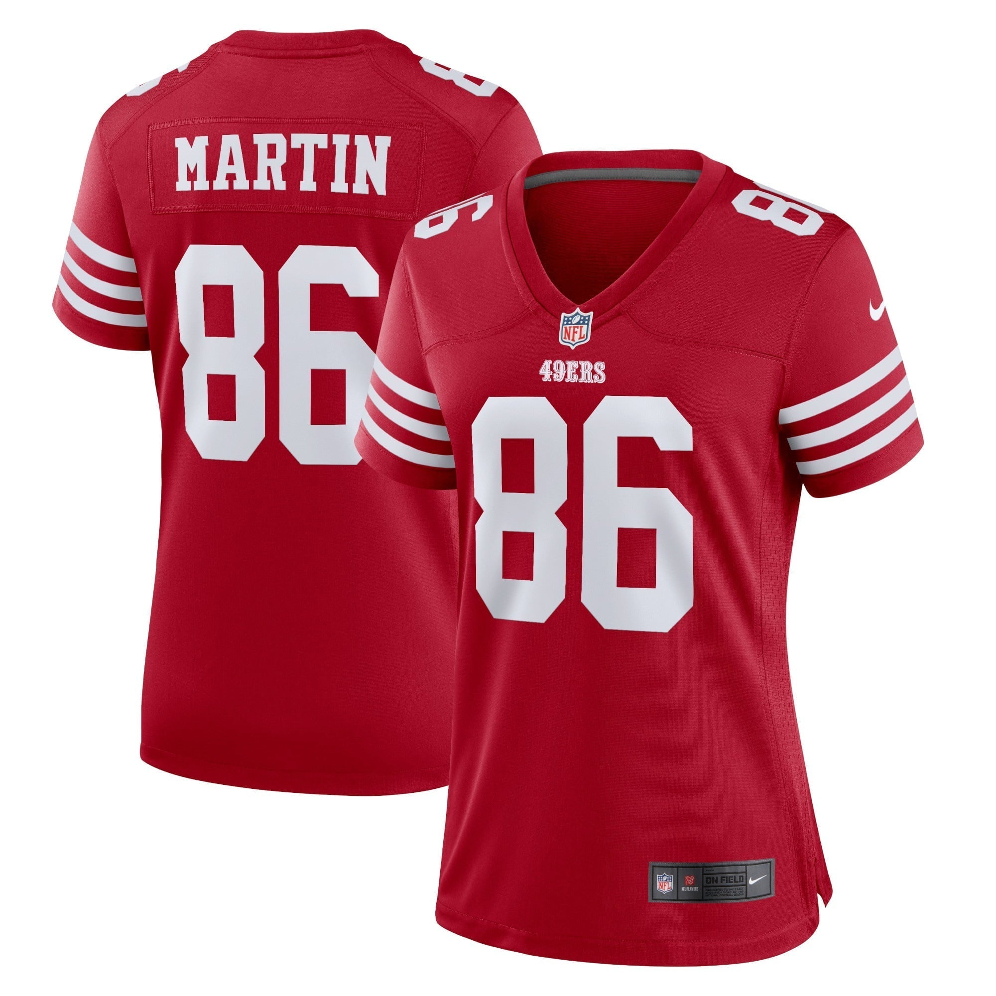 Women s Nike Tay Martin Scarlet San Francisco 49ers Home Game Player Jersey