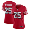 Elijah Mitchell San Francisco 49ers Nike Women s Alternate Team Game Jersey   Scarlet
