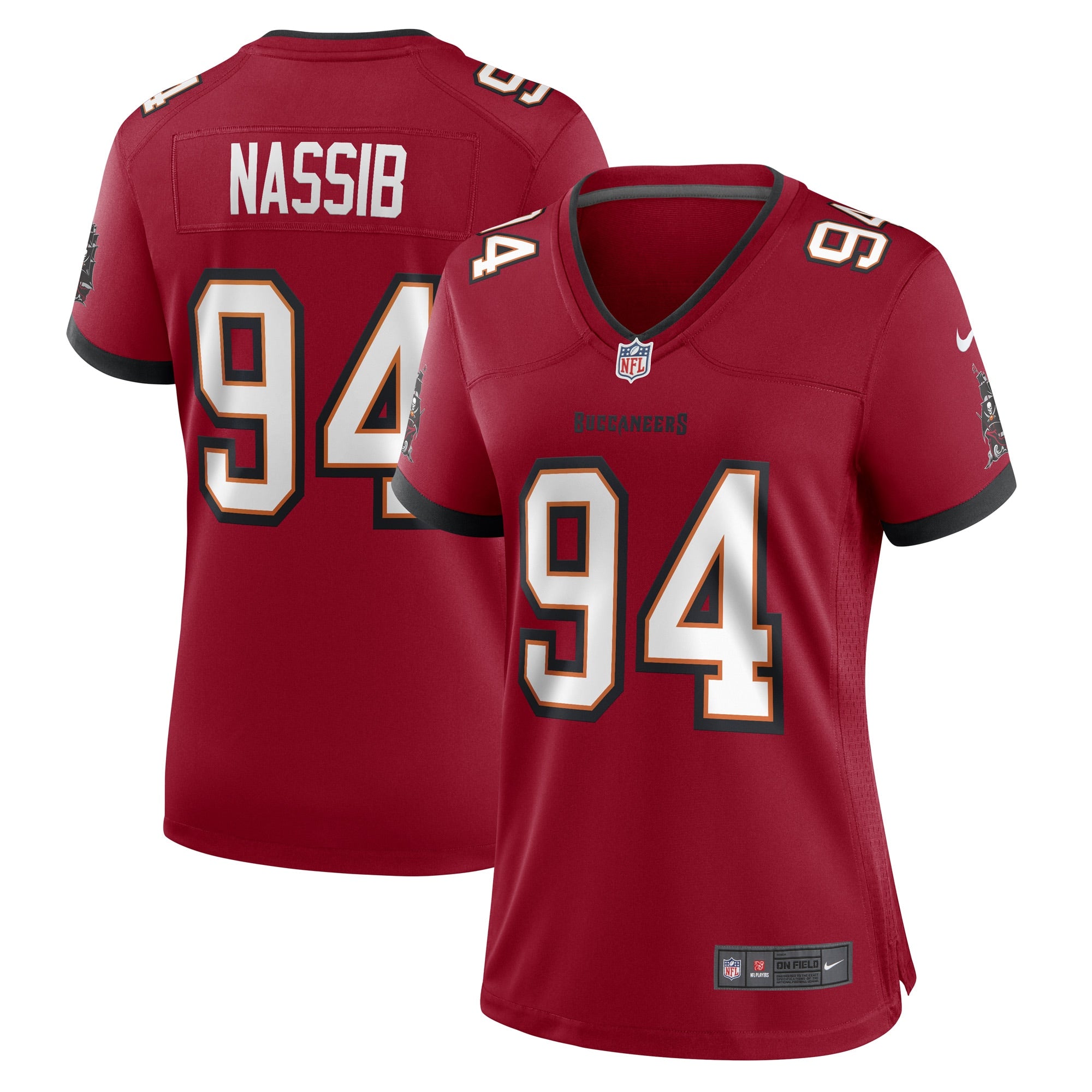 Carl Nassib Tampa Bay Buccaneers Nike Women s Game Player Jersey   Red