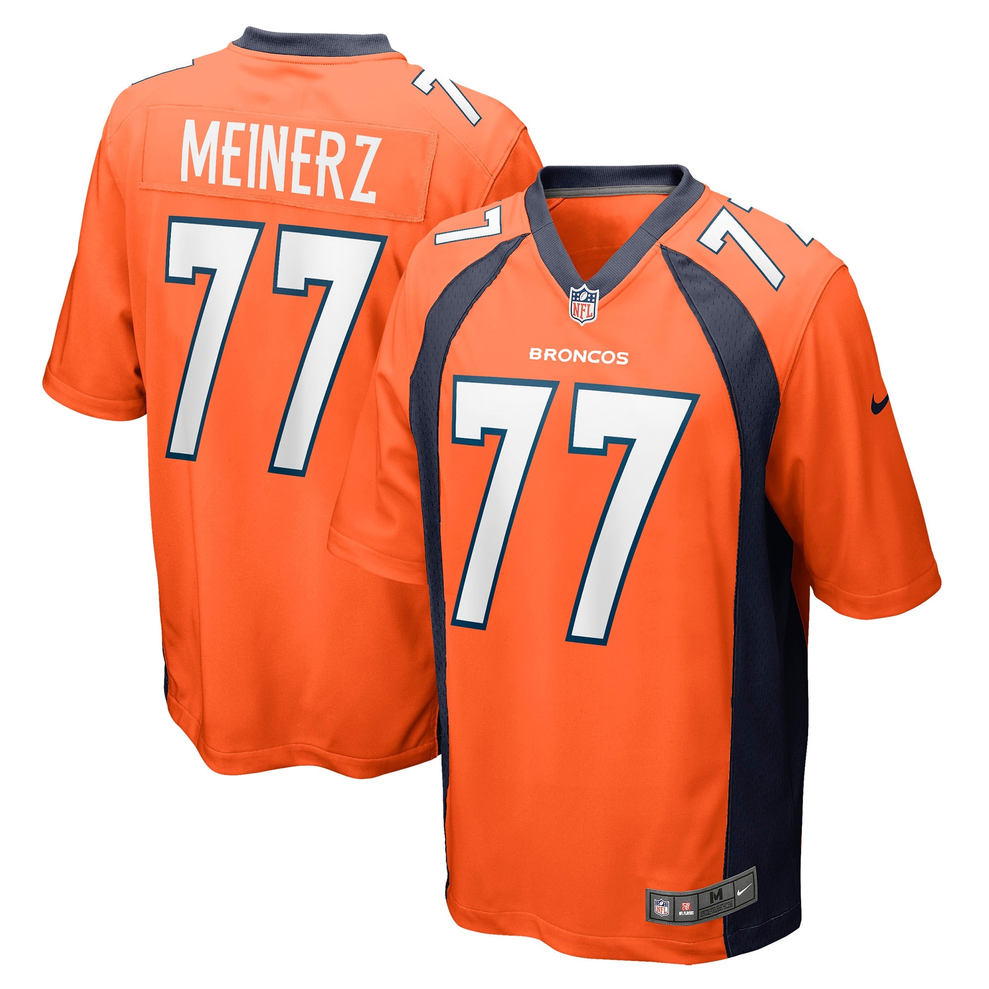 Quinn Meinerz Denver Broncos Nike Game Jersey   Orange