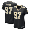 Women s Nike Malcolm Roach Black New Orleans Saints Team Game Jersey
