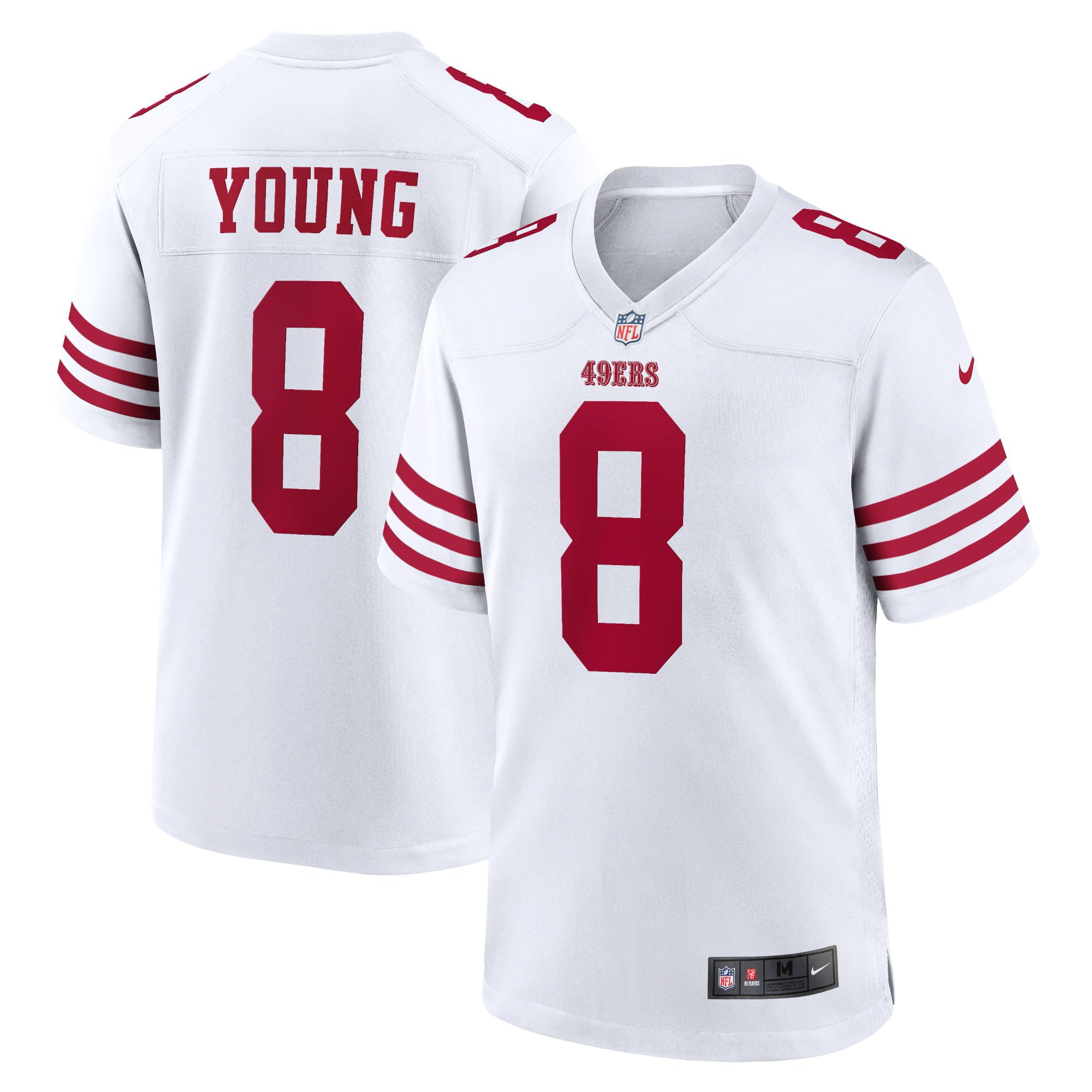 Men s Nike Steve Young White San Francisco 49ers Retired Player Game Jersey