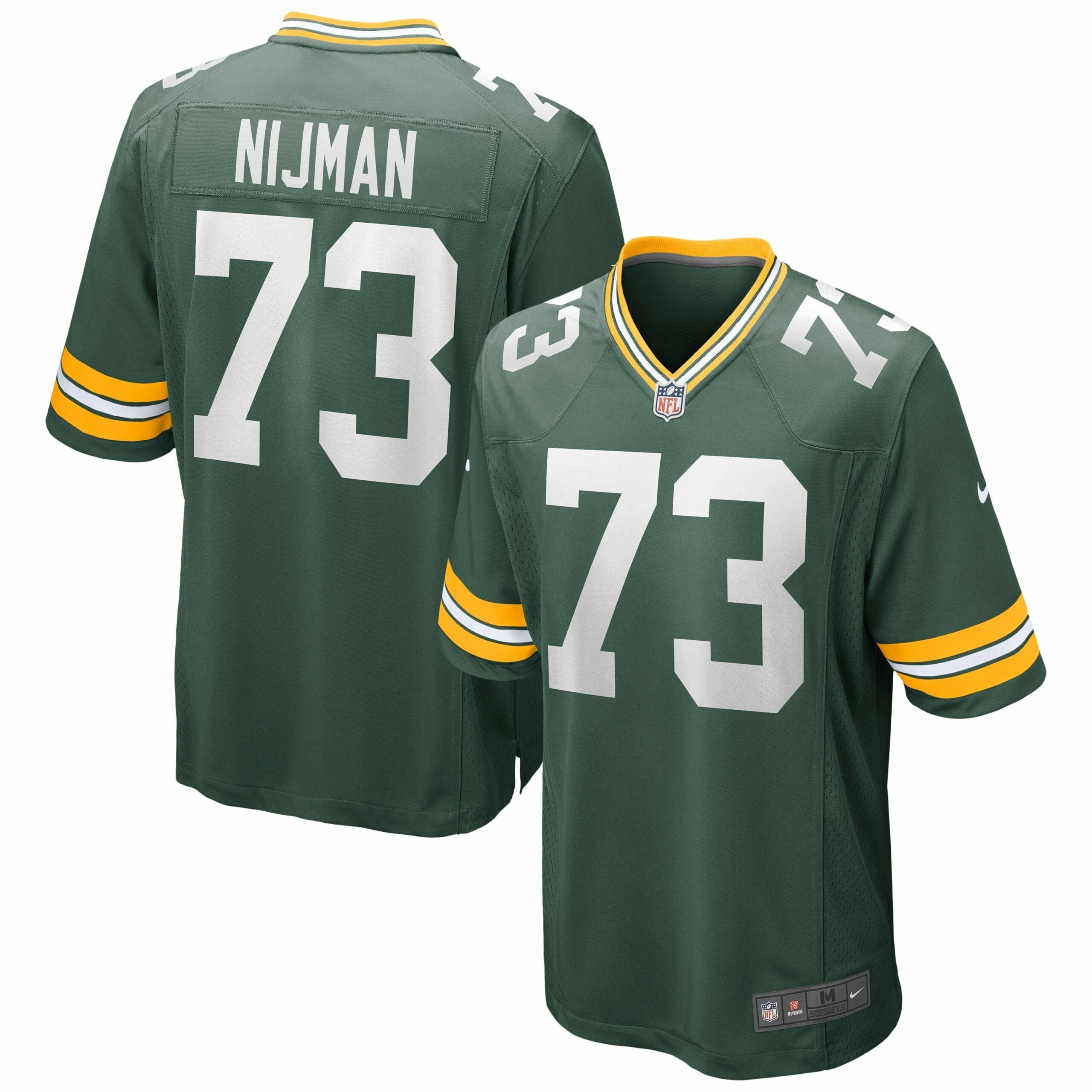 Men s Nike Yosh Nijman Green Green Bay Packers Game Jersey