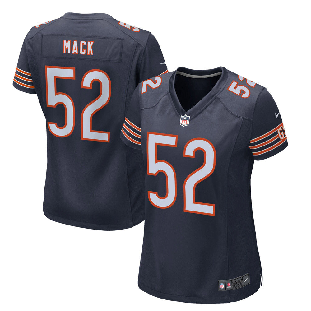 Women s Chicago Bears Khalil Mack Game Player Jersey Navy