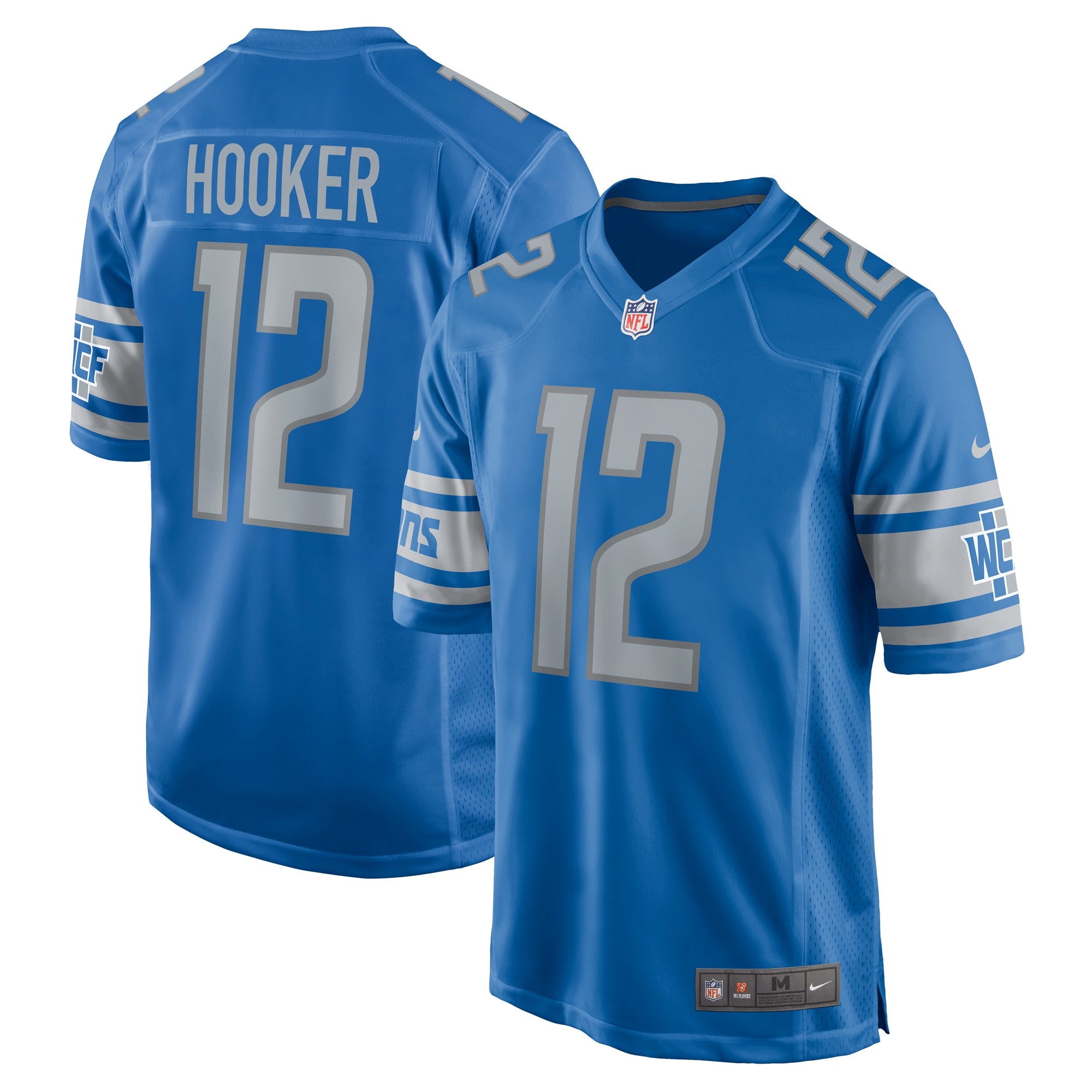 Hendon Hooker Detroit Lions Nike 2023 NFL Draft Pick Game Jersey   Blue