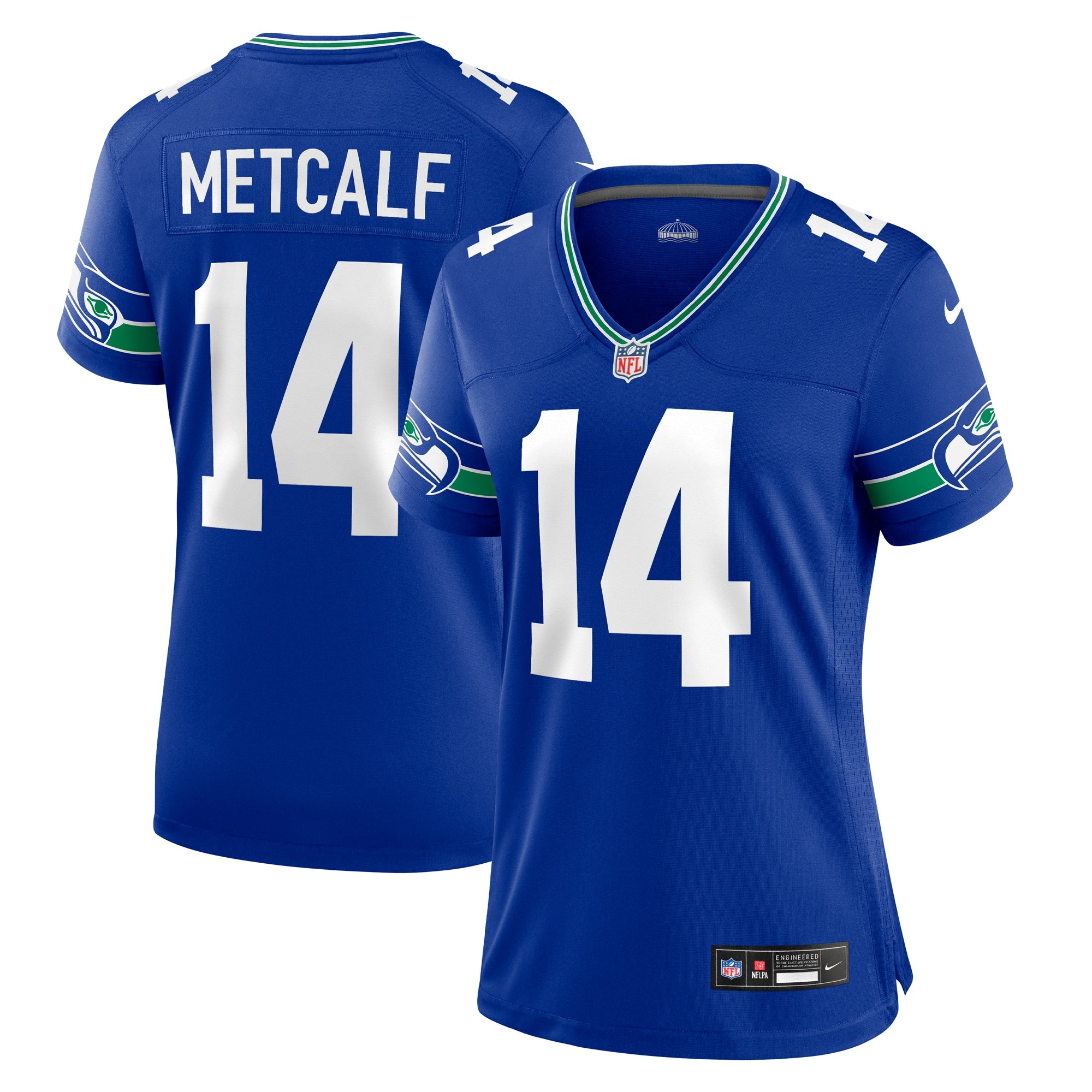 DK Metcalf Seattle Seahawks Nike Women s Player Jersey Royal