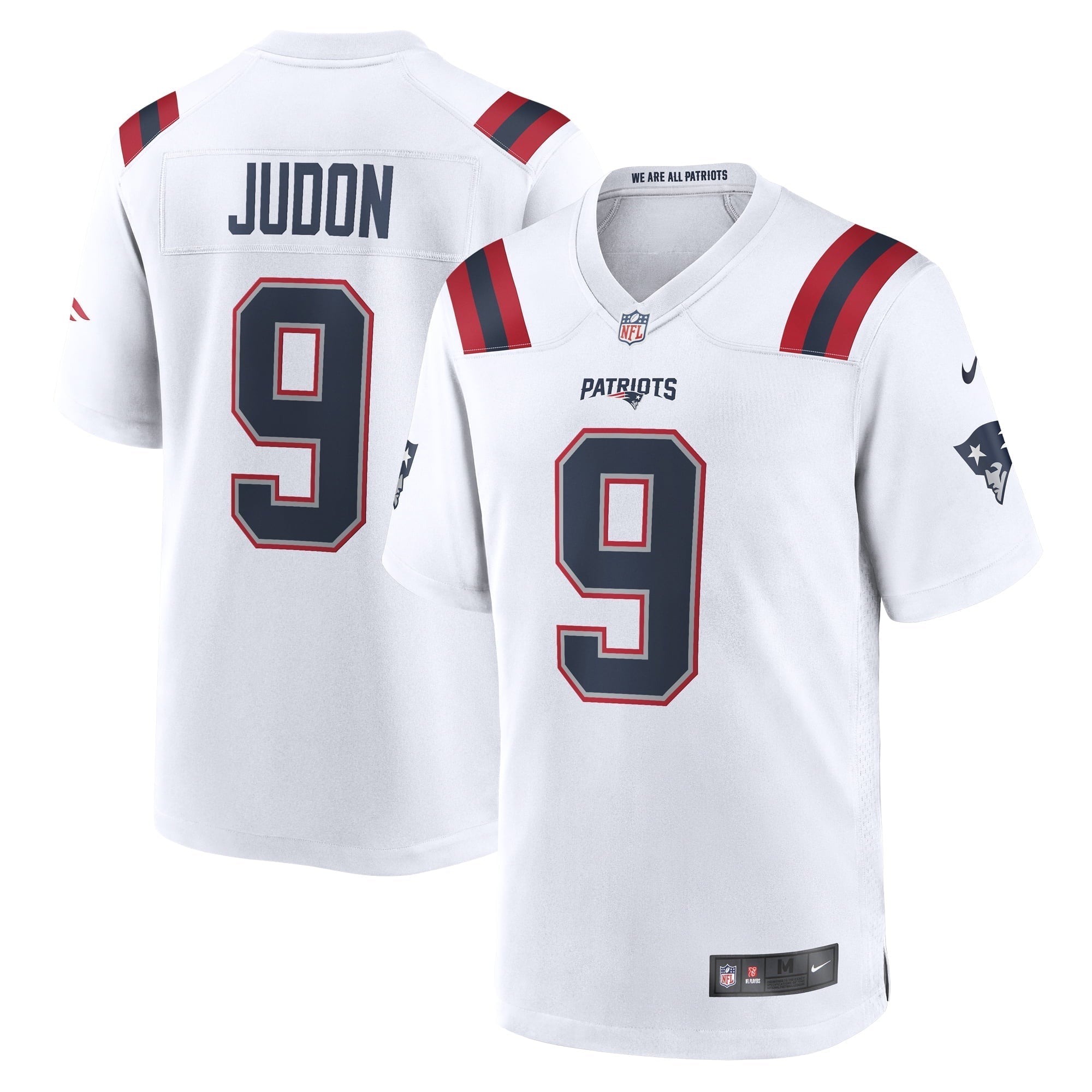 Men s Nike Matthew Judon White New England Patriots  Game Jersey