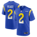 Russ Yeast Los Angeles Rams Nike Home Game Jersey   Royal