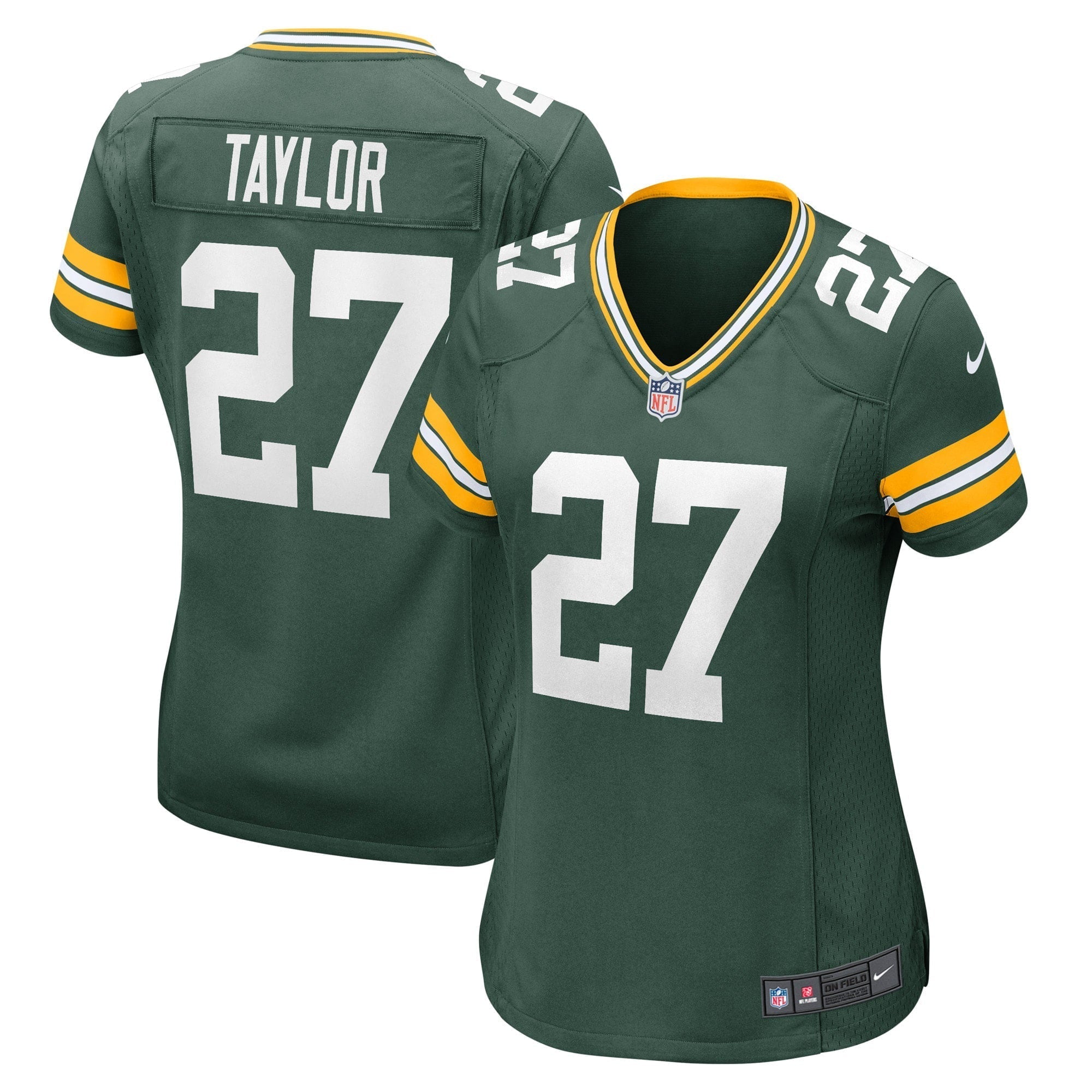 Women s Nike Patrick Taylor Green Green Bay Packers Game Player Jersey